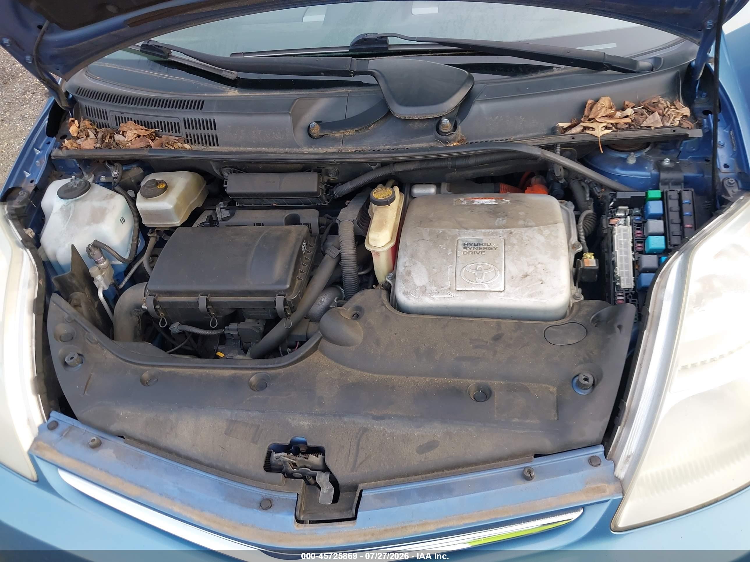 2007 Toyota Prius   Light Blue vin: JTDKB20UX77553970