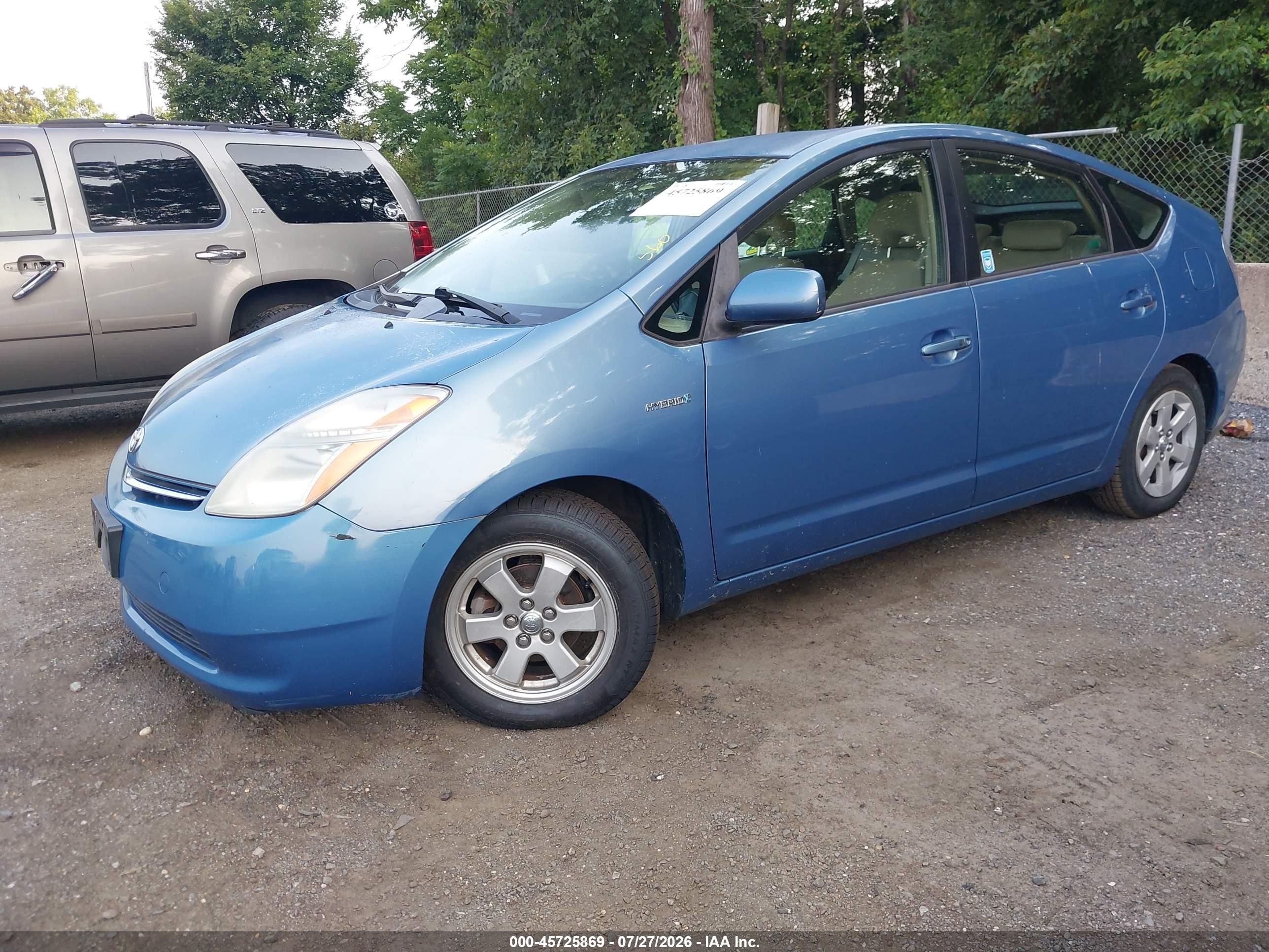 2007 Toyota Prius   Light Blue vin: JTDKB20UX77553970