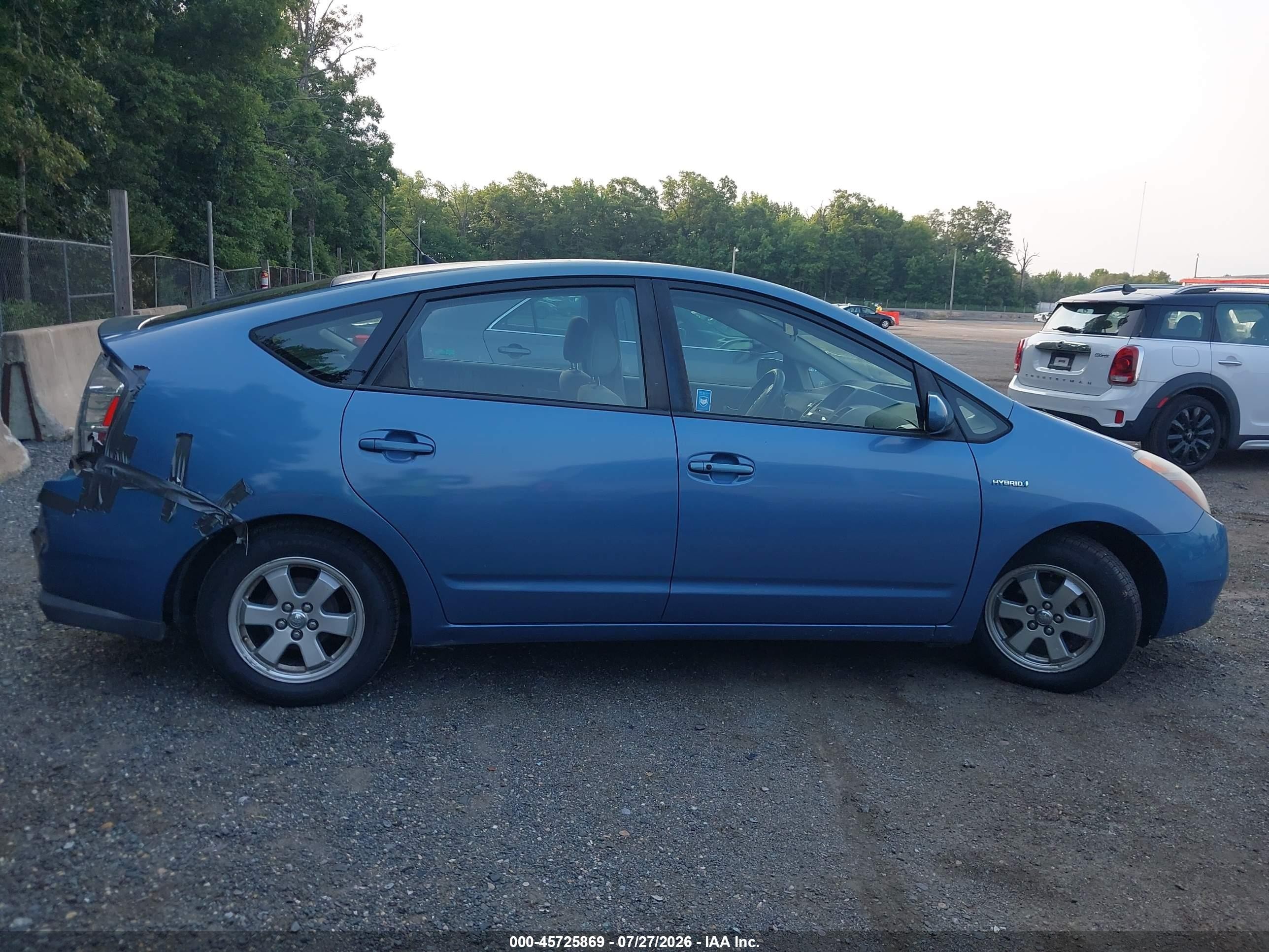 2007 Toyota Prius   Light Blue vin: JTDKB20UX77553970
