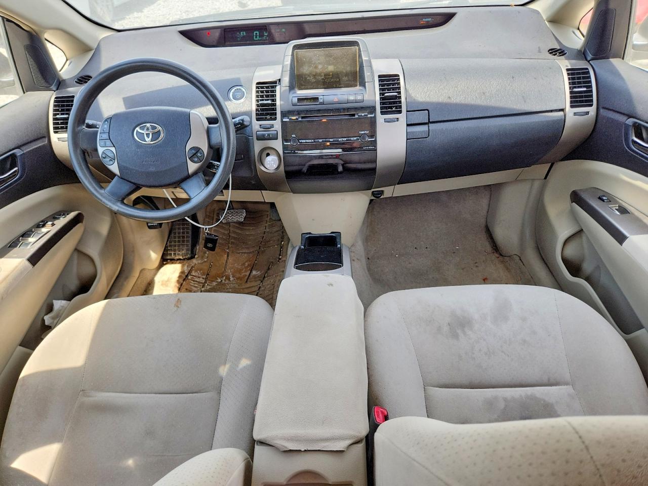 2007 Toyota Prius Base Tan vin: JTDKB20UX77571823