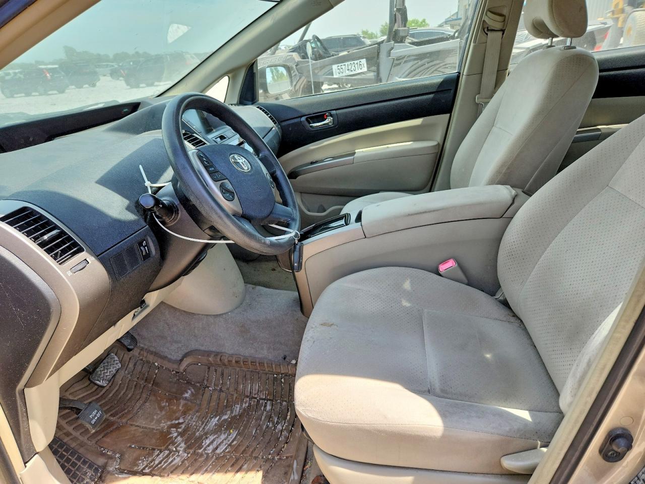 2007 Toyota Prius Base Tan vin: JTDKB20UX77571823