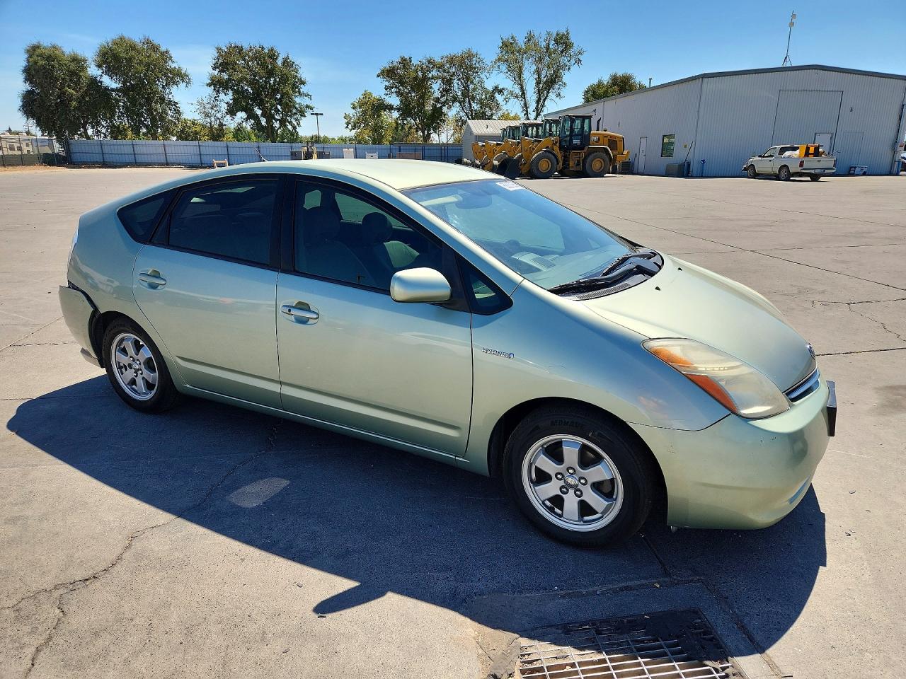 2007 Toyota Prius Base Green vin: JTDKB20UX77572079
