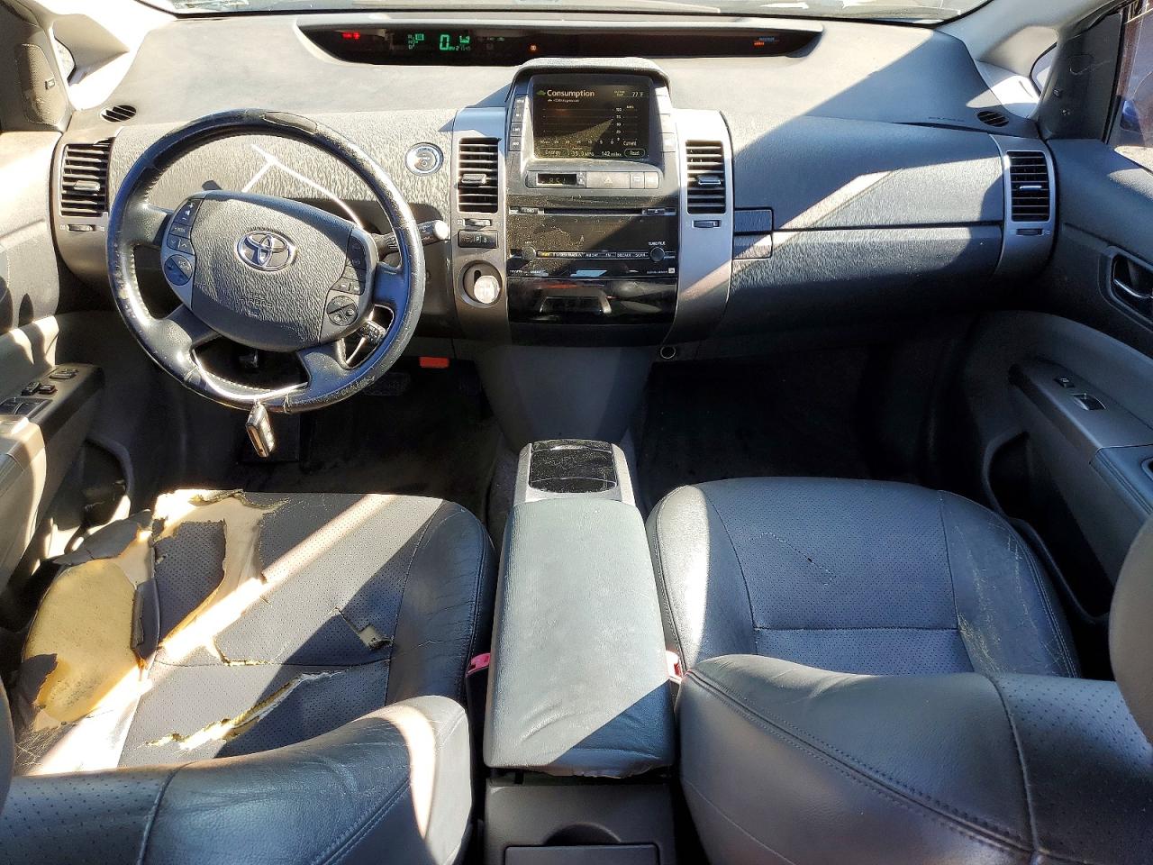 2007 Toyota Prius Base Черный vin: JTDKB20UX77573975