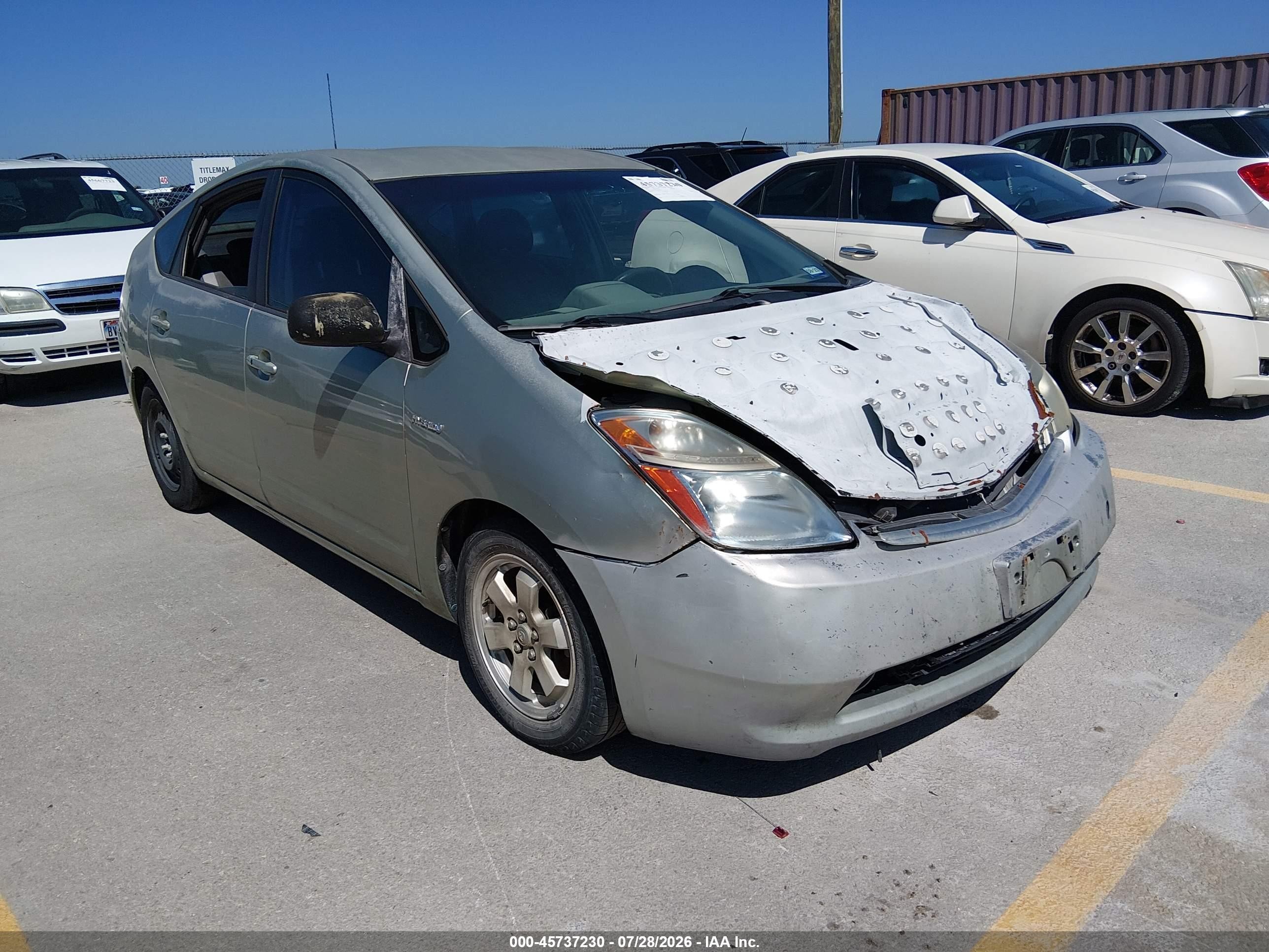 2007 Toyota Prius   Gray vin: JTDKB20UX77580375