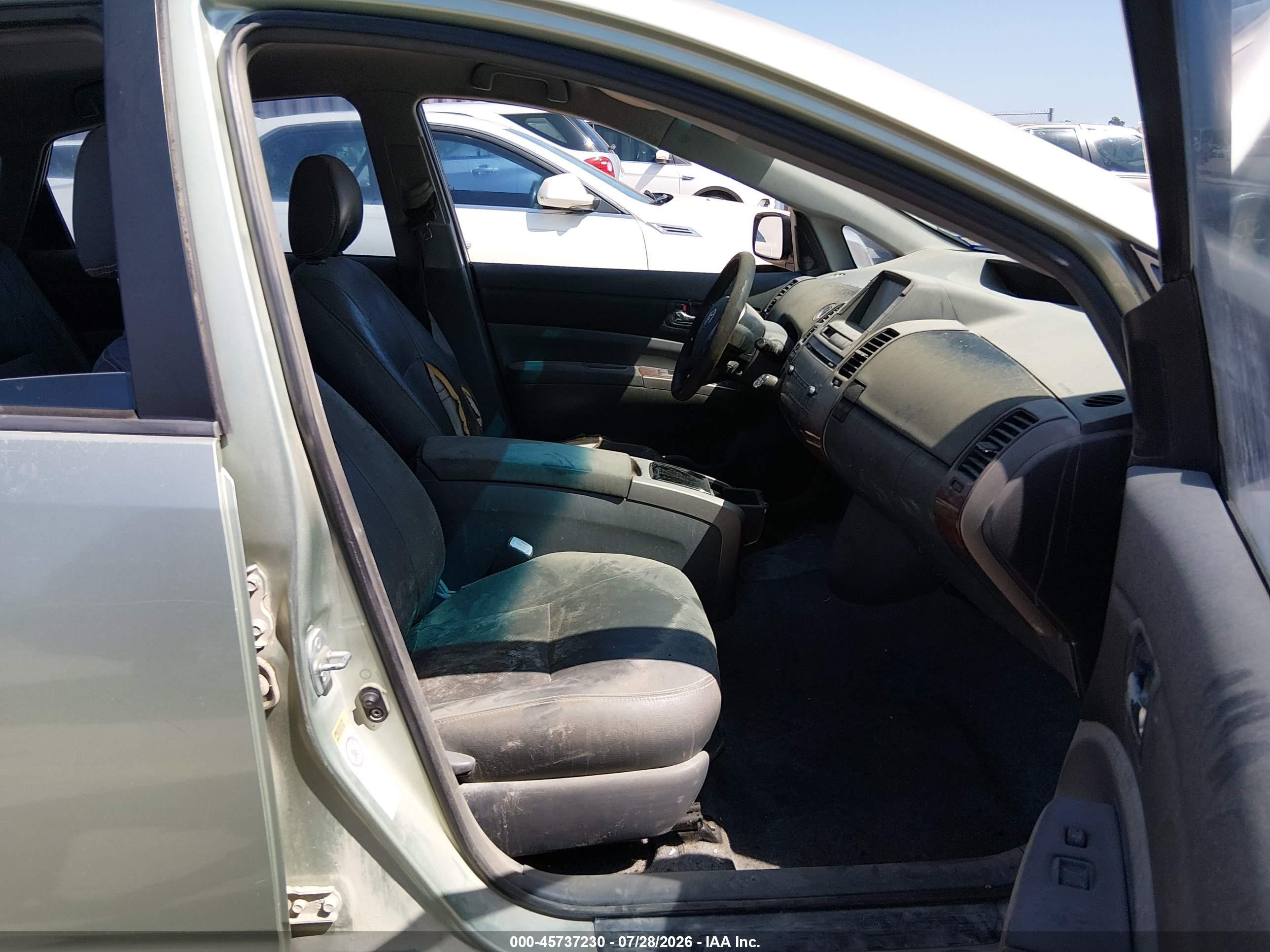 2007 Toyota Prius   Gray vin: JTDKB20UX77580375