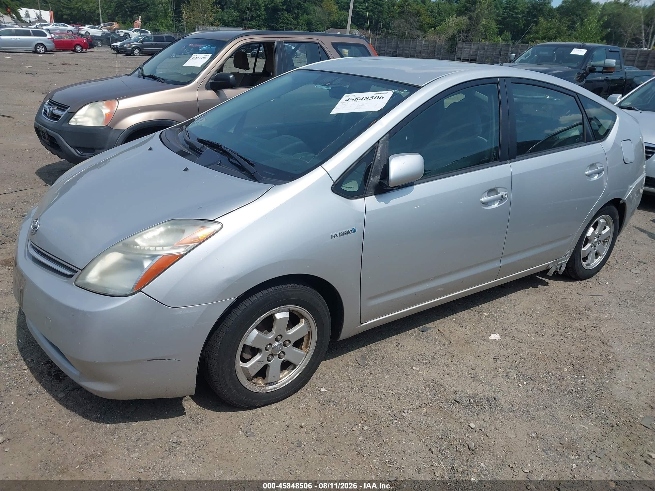 2007 Toyota Prius   Silver vin: JTDKB20UX77581087