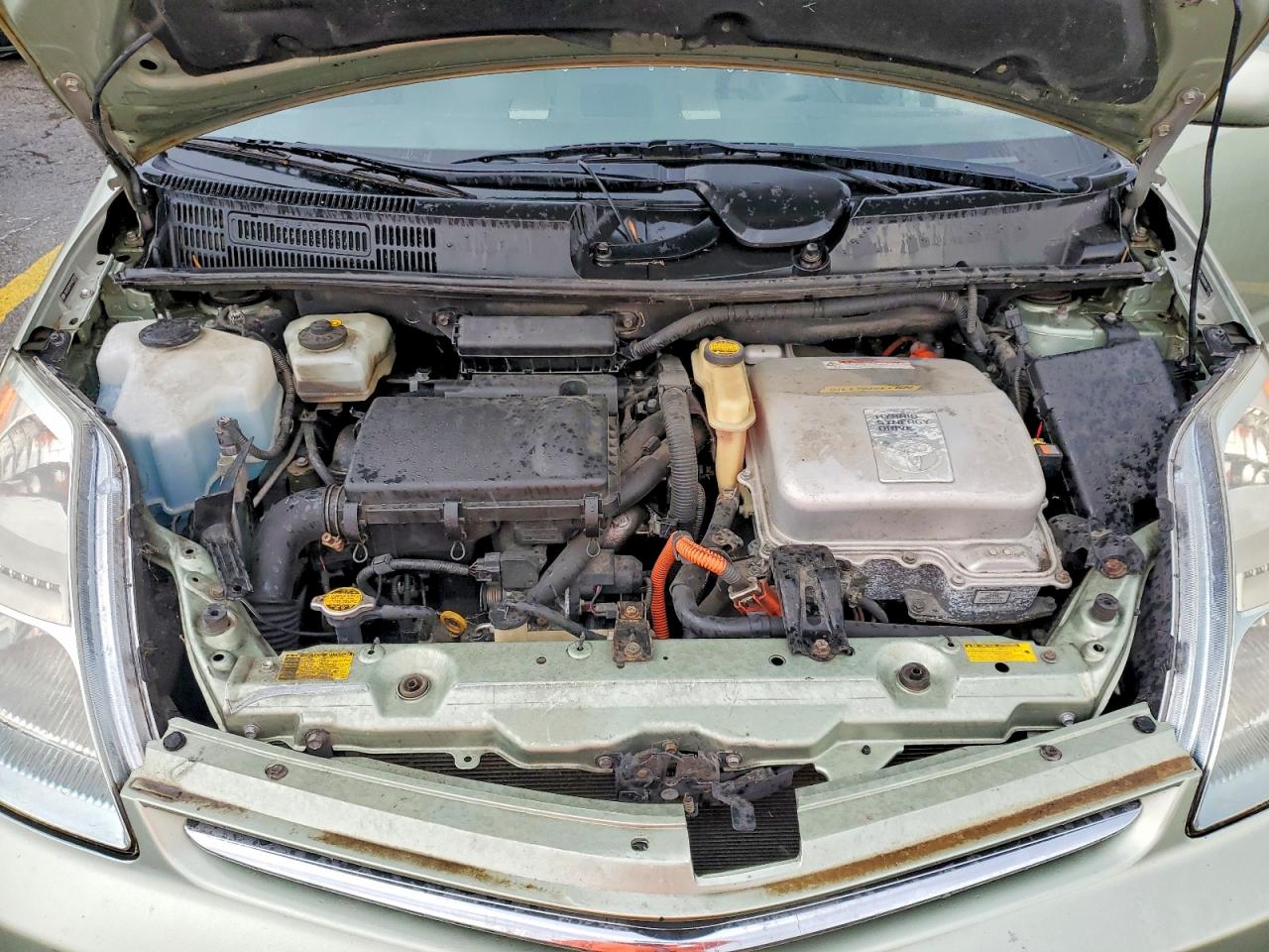 2007 Toyota Prius Base Green vin: JTDKB20UX77601886