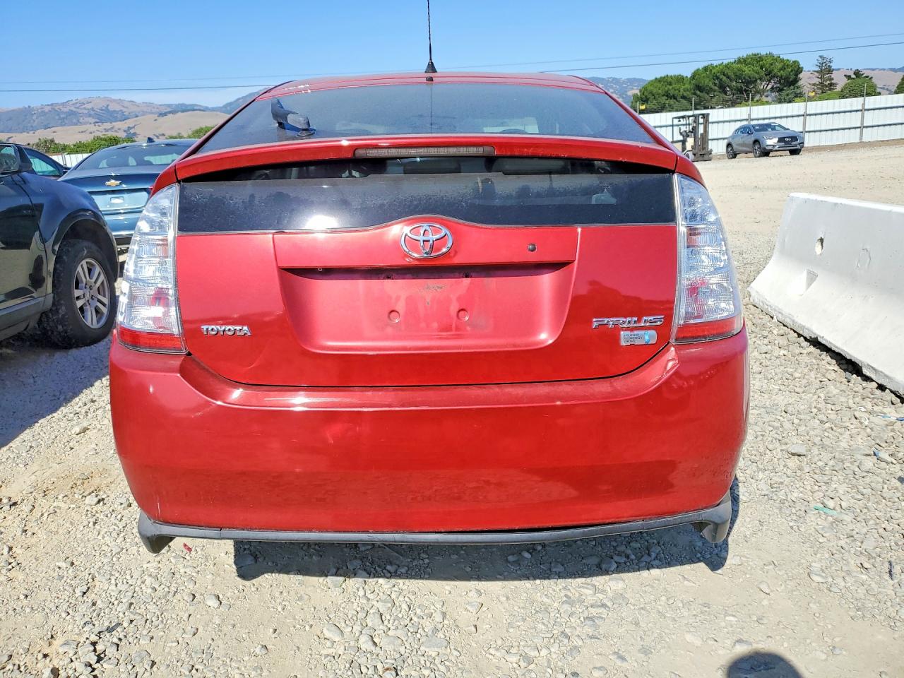 2007 Toyota Prius Base Red vin: JTDKB20UX77615903