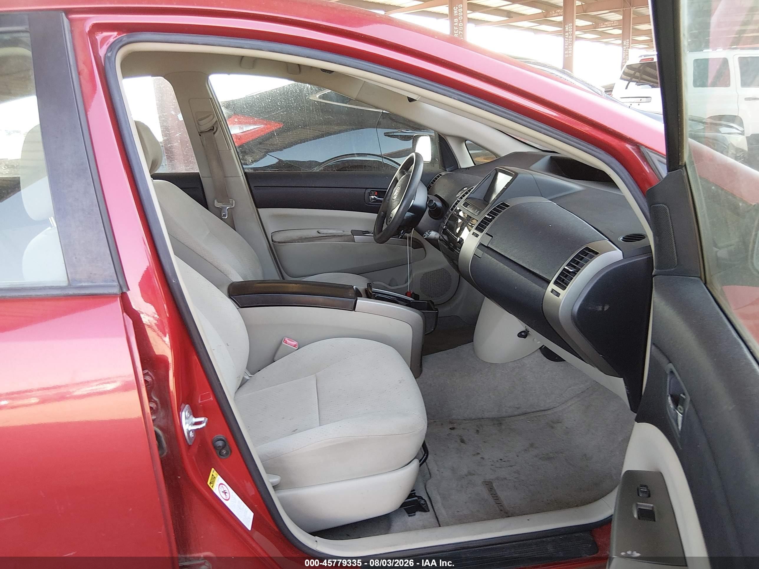 2007 Toyota Prius   Red vin: JTDKB20UX77629428