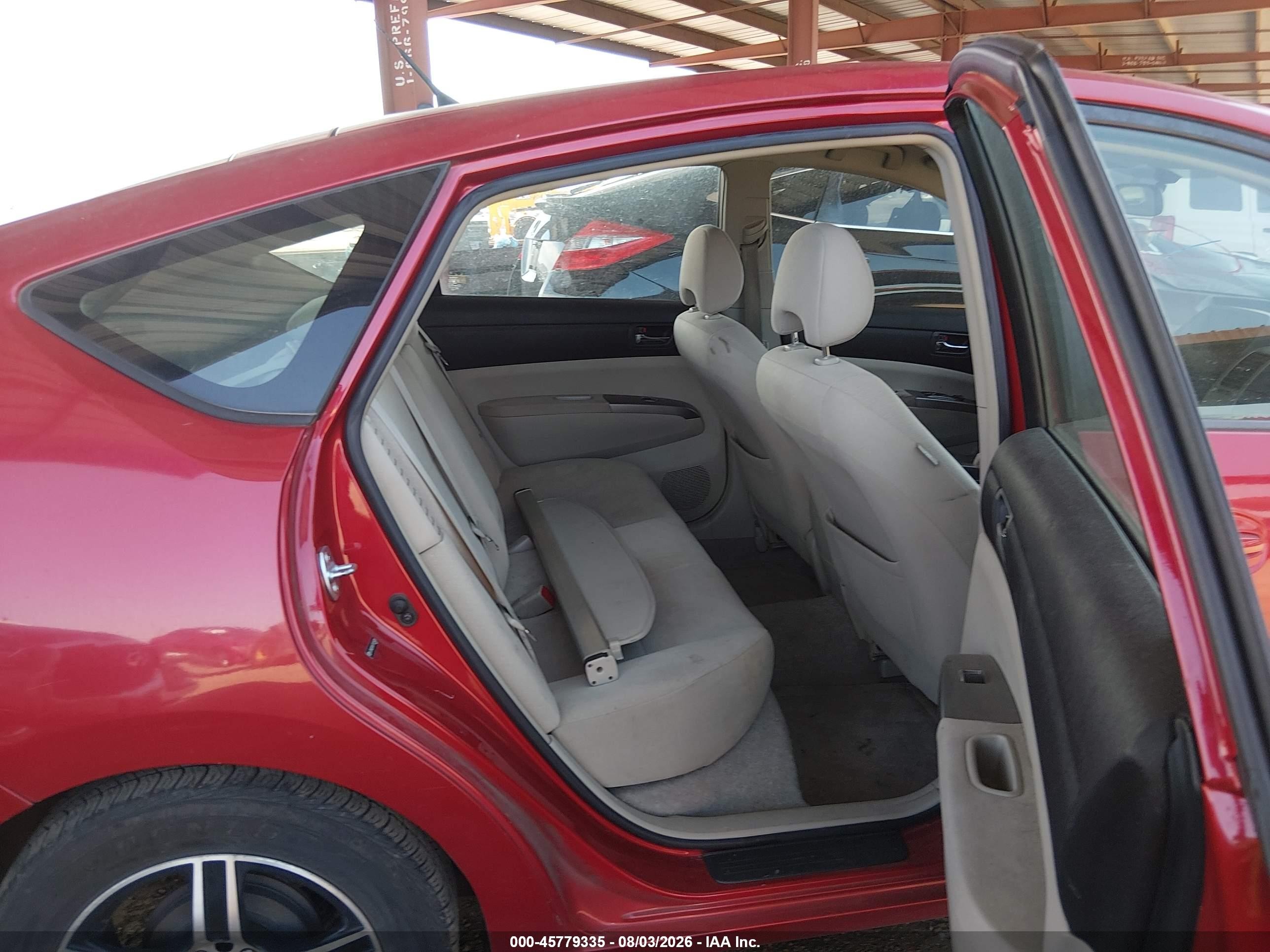 2007 Toyota Prius   Red vin: JTDKB20UX77629428