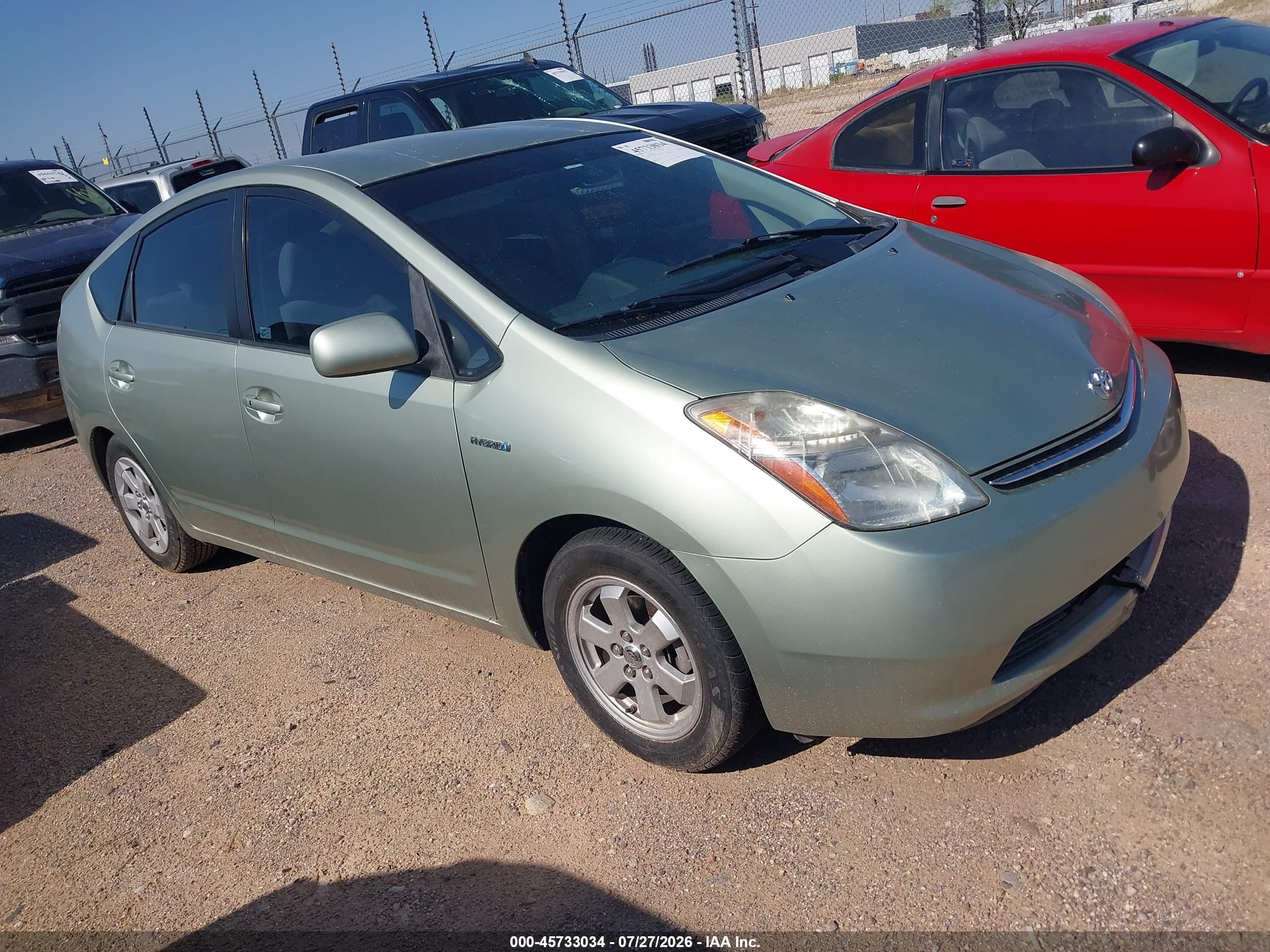 2007 Toyota Prius   Teal vin: JTDKB20UX77639344