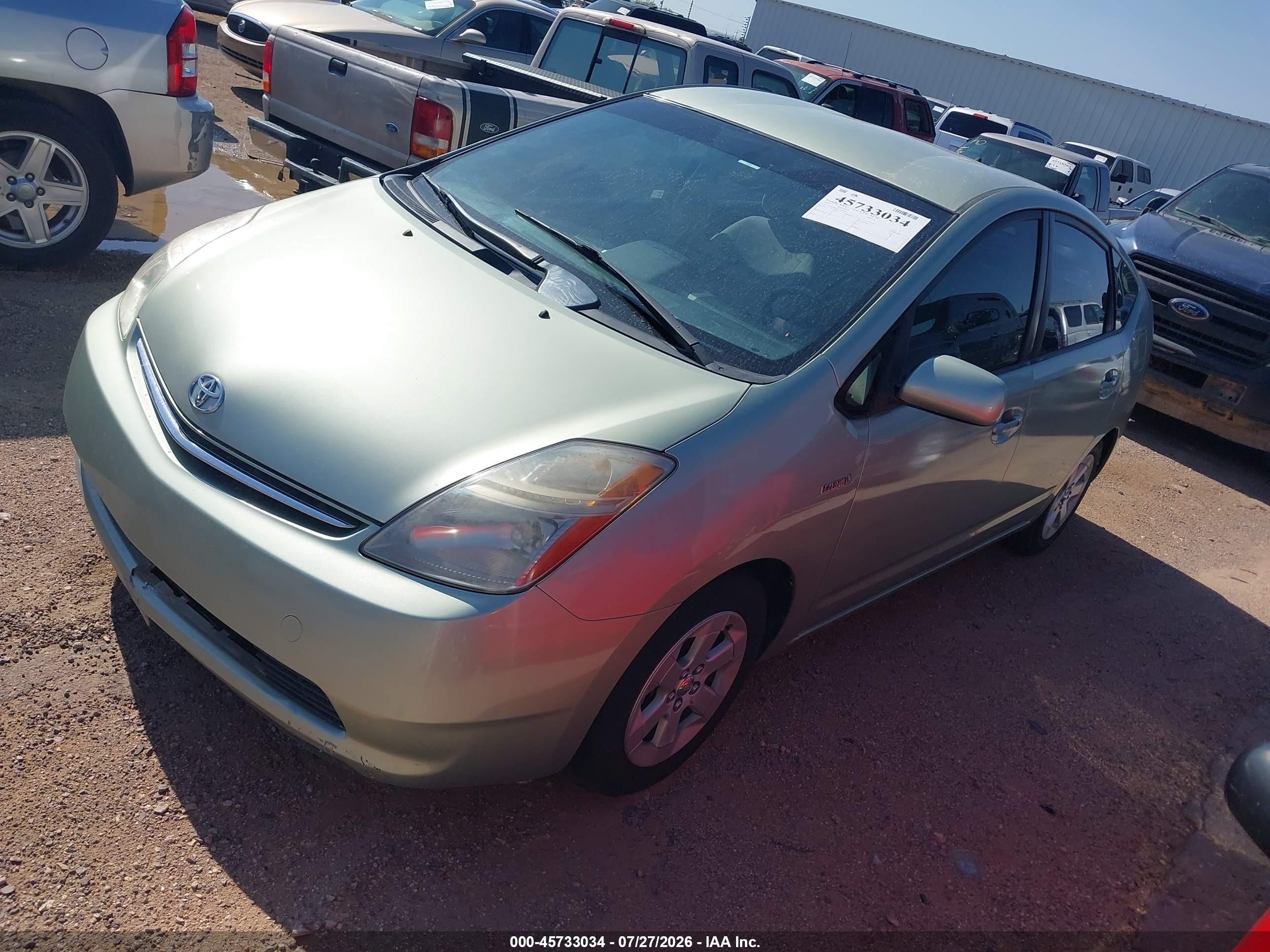 2007 Toyota Prius   Teal vin: JTDKB20UX77639344