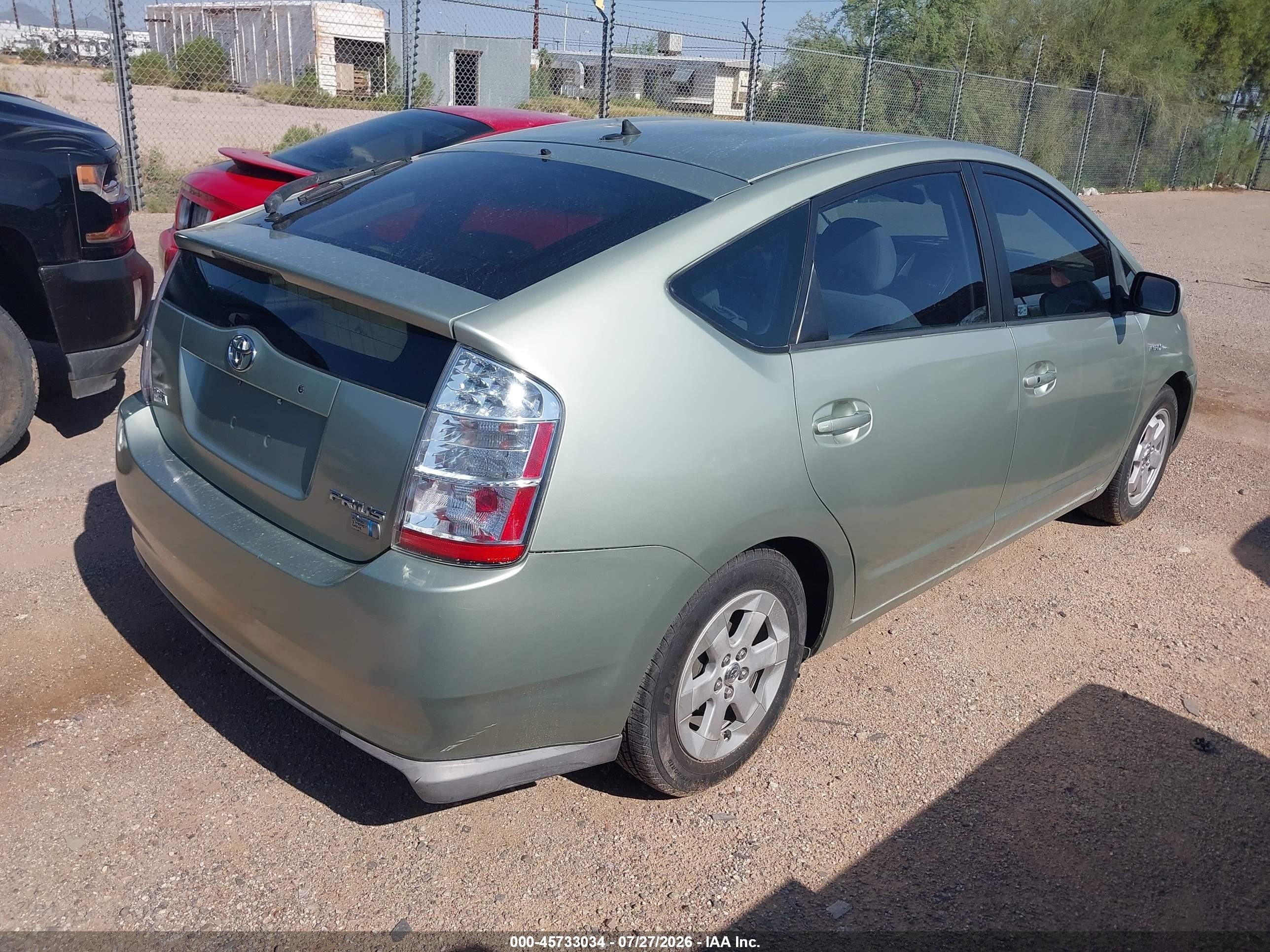 2007 Toyota Prius   Teal vin: JTDKB20UX77639344