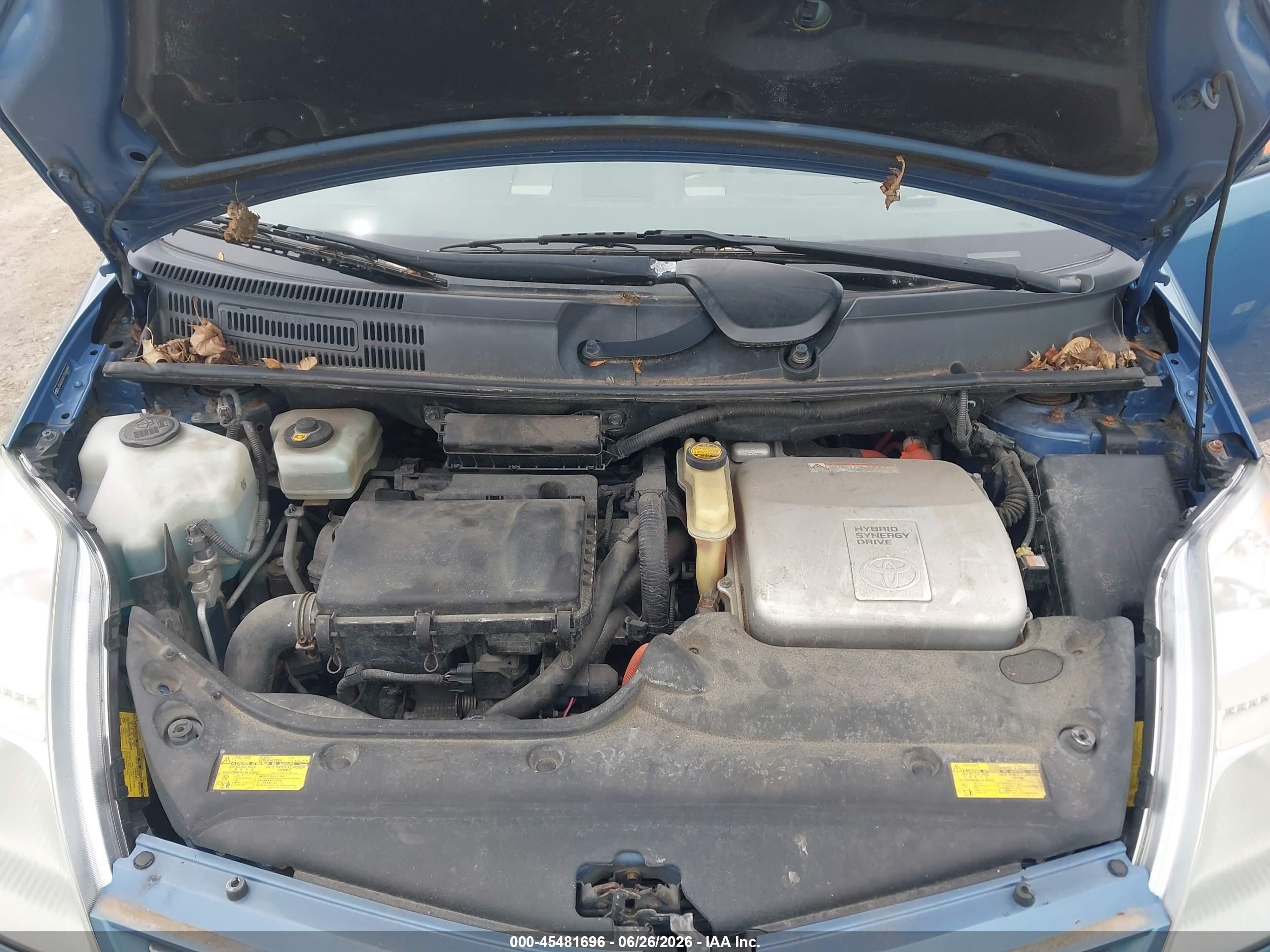 2007 Toyota Prius   Blue vin: JTDKB20UX77656984