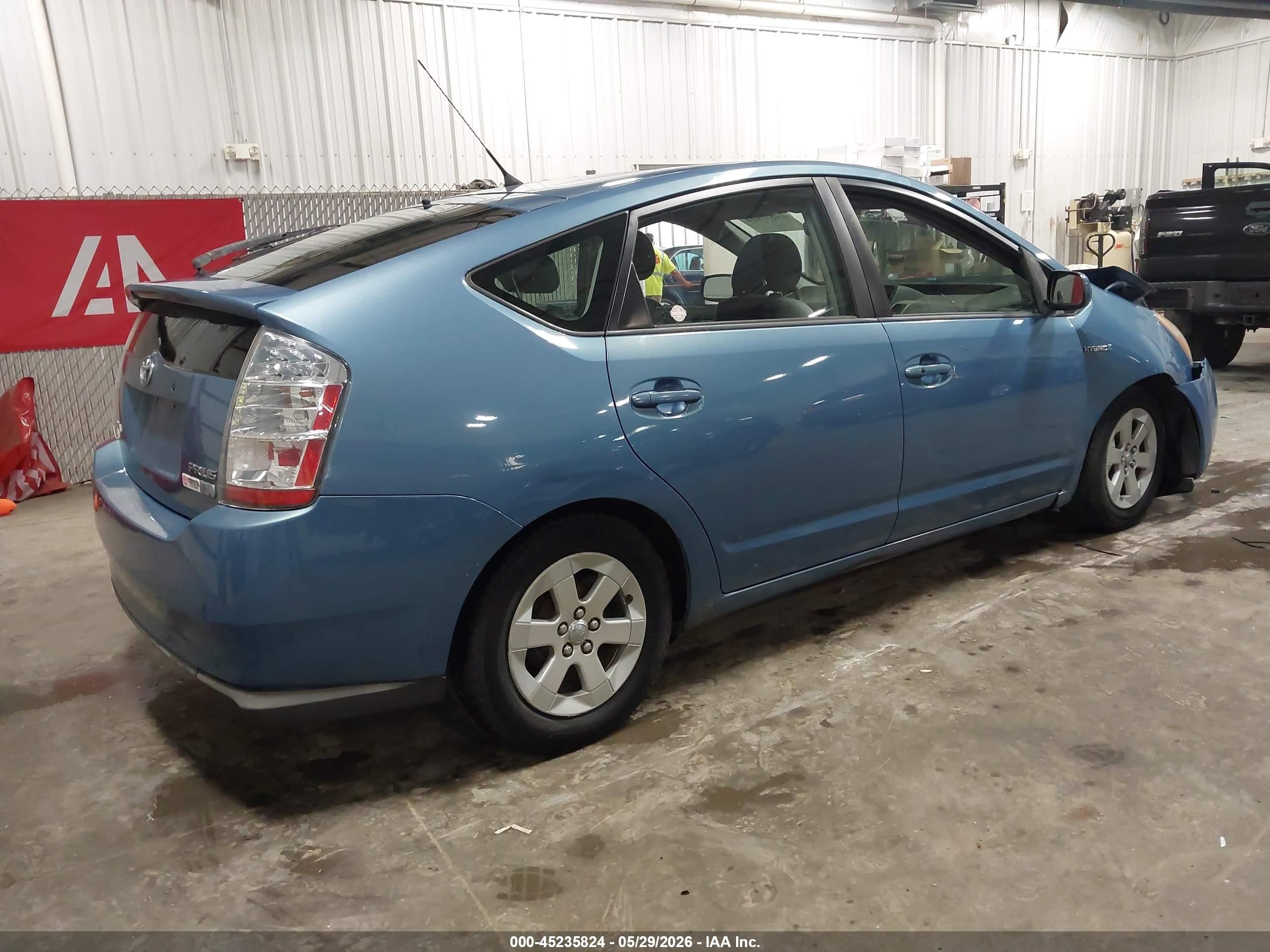 2007 Toyota Prius Blue vin: JTDKB20UX77678063