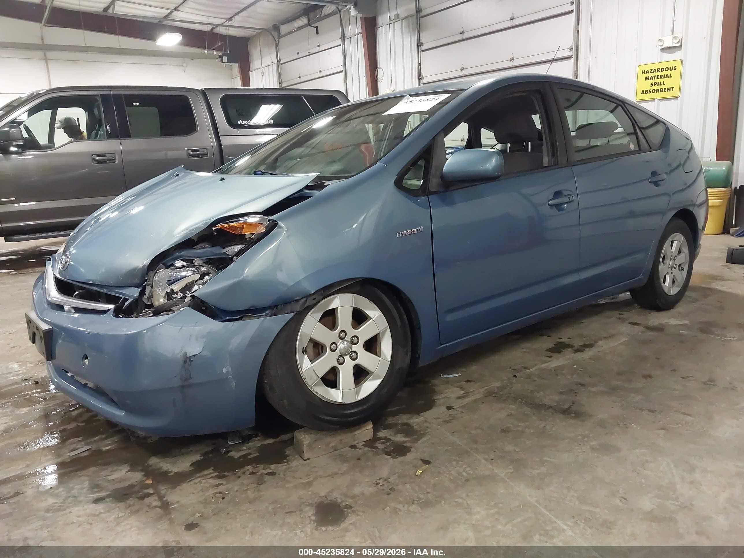 2007 Toyota Prius Blue vin: JTDKB20UX77678063