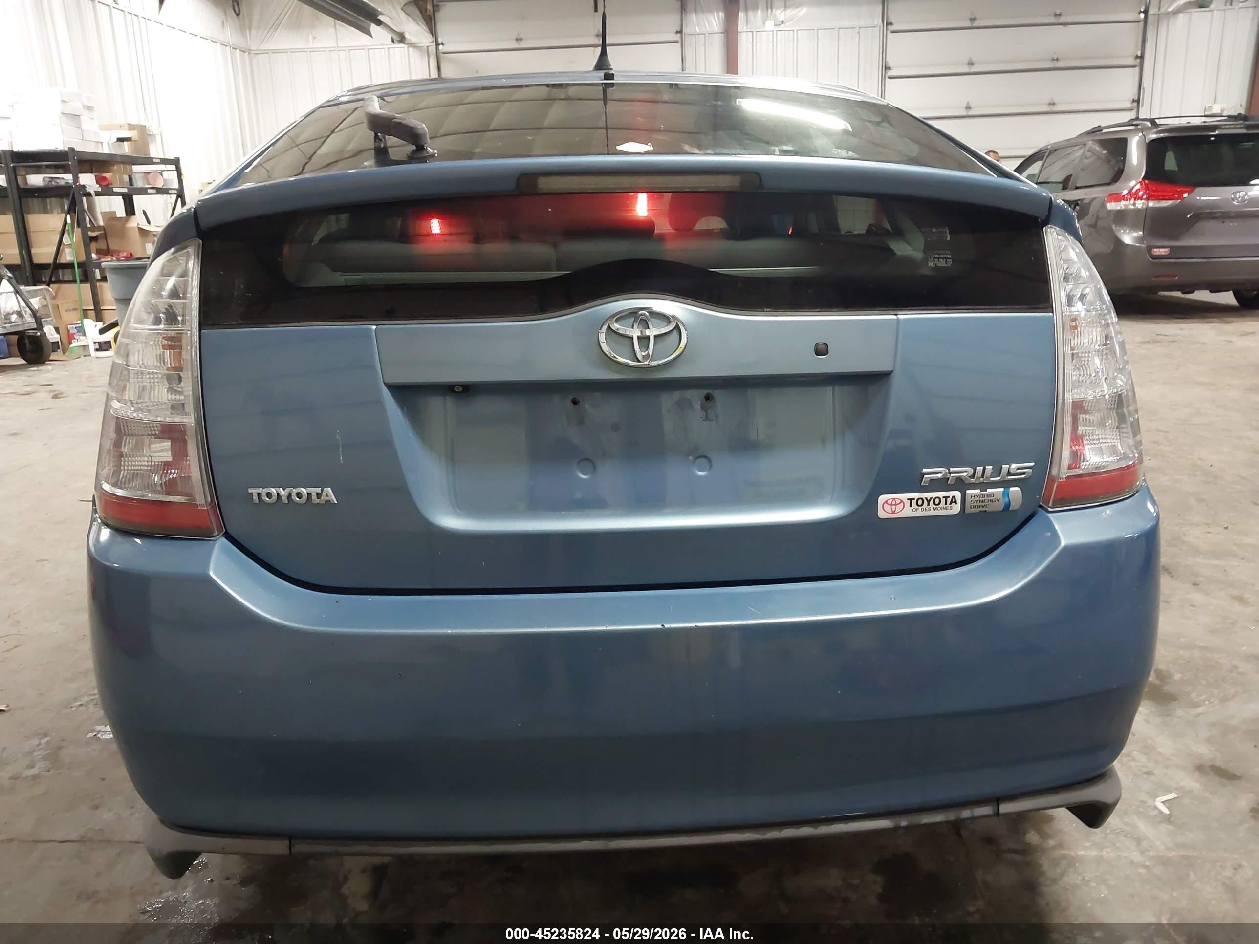 2007 Toyota Prius Blue vin: JTDKB20UX77678063