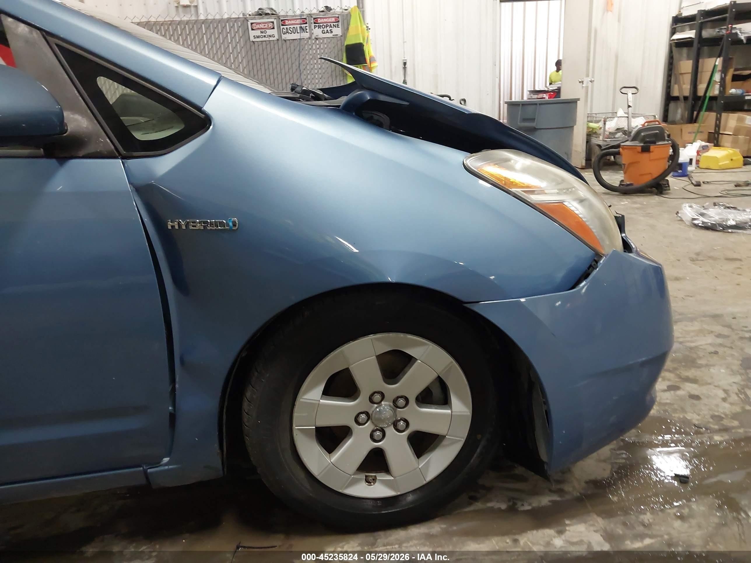 2007 Toyota Prius Blue vin: JTDKB20UX77678063