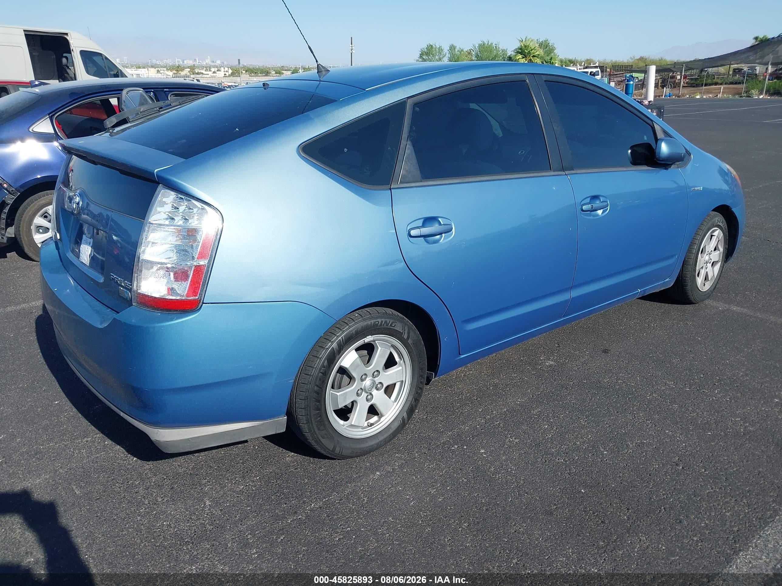 2007 Toyota Prius   Light Blue vin: JTDKB20UX77678337