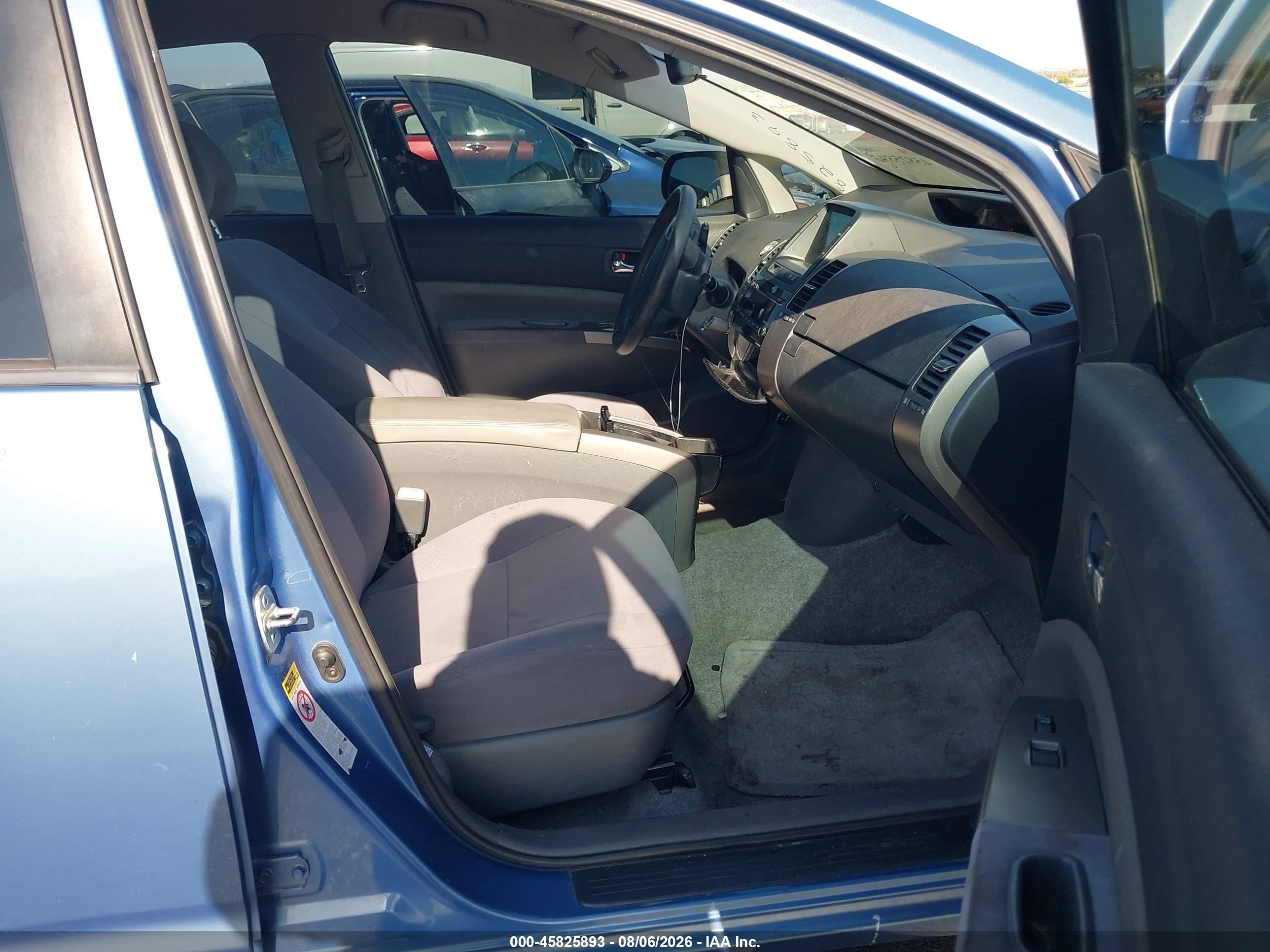2007 Toyota Prius   Light Blue vin: JTDKB20UX77678337