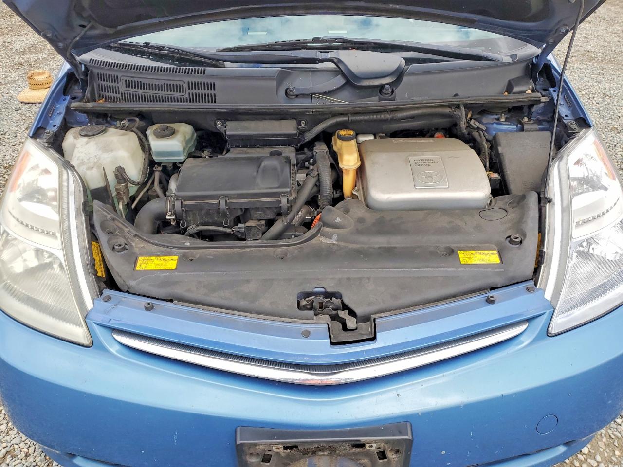 2007 Toyota Prius Base Blue vin: JTDKB20UX77685479