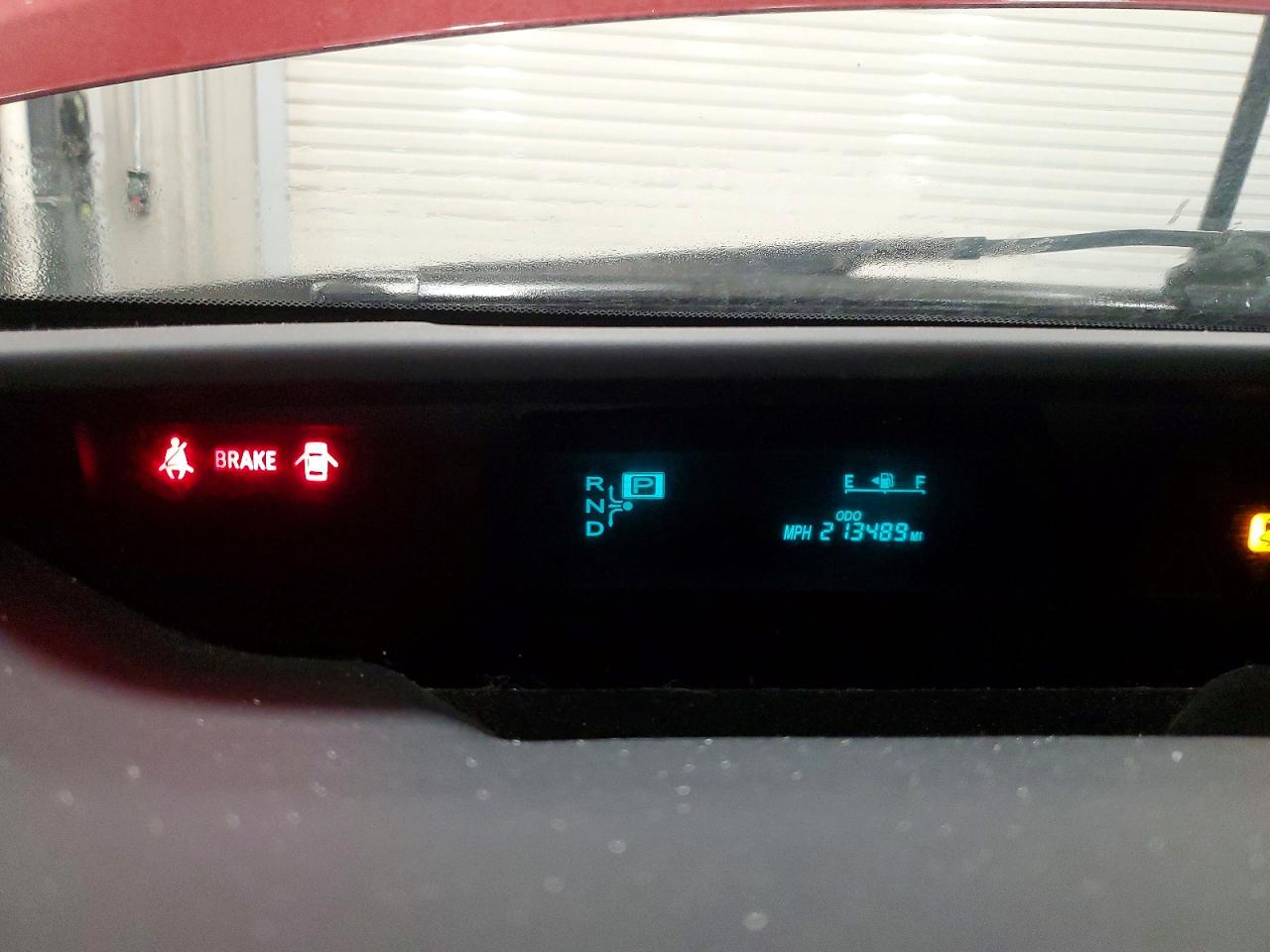 2007 Toyota Prius Base Red vin: JTDKB20UX77686826