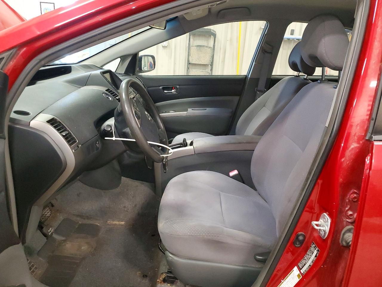 2007 Toyota Prius Base Red vin: JTDKB20UX77686826