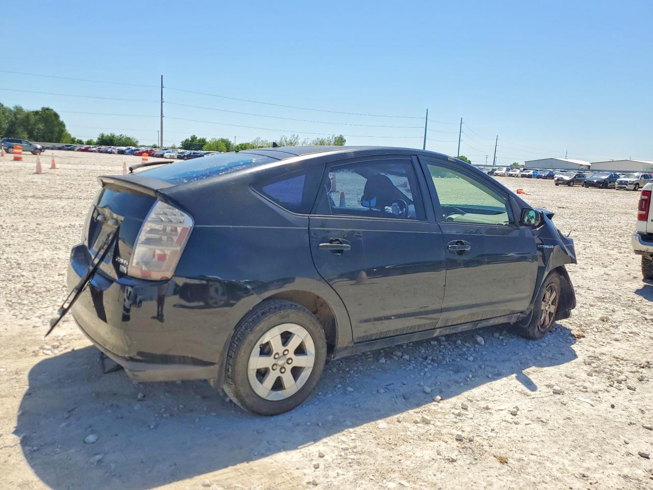 2007 Toyota Prius Base Black vin: JTDKB20UX77688978