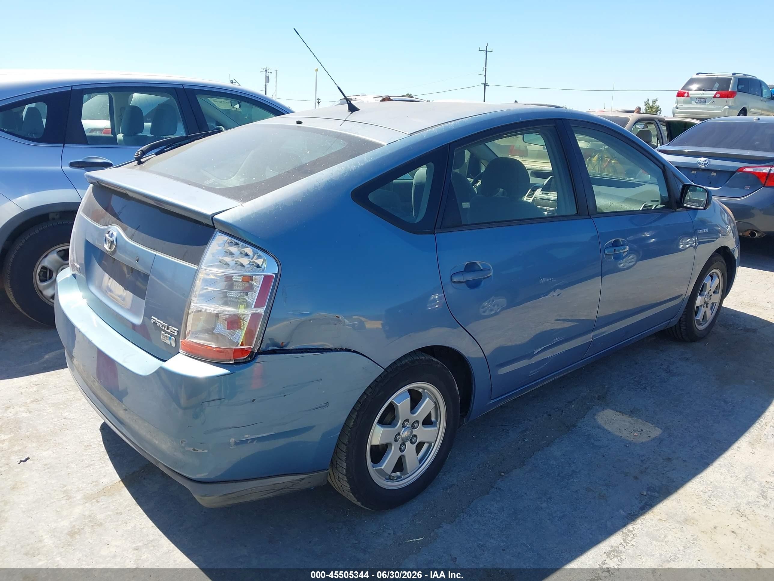 2007 Toyota Prius   Синий vin: JTDKB20UX77689001