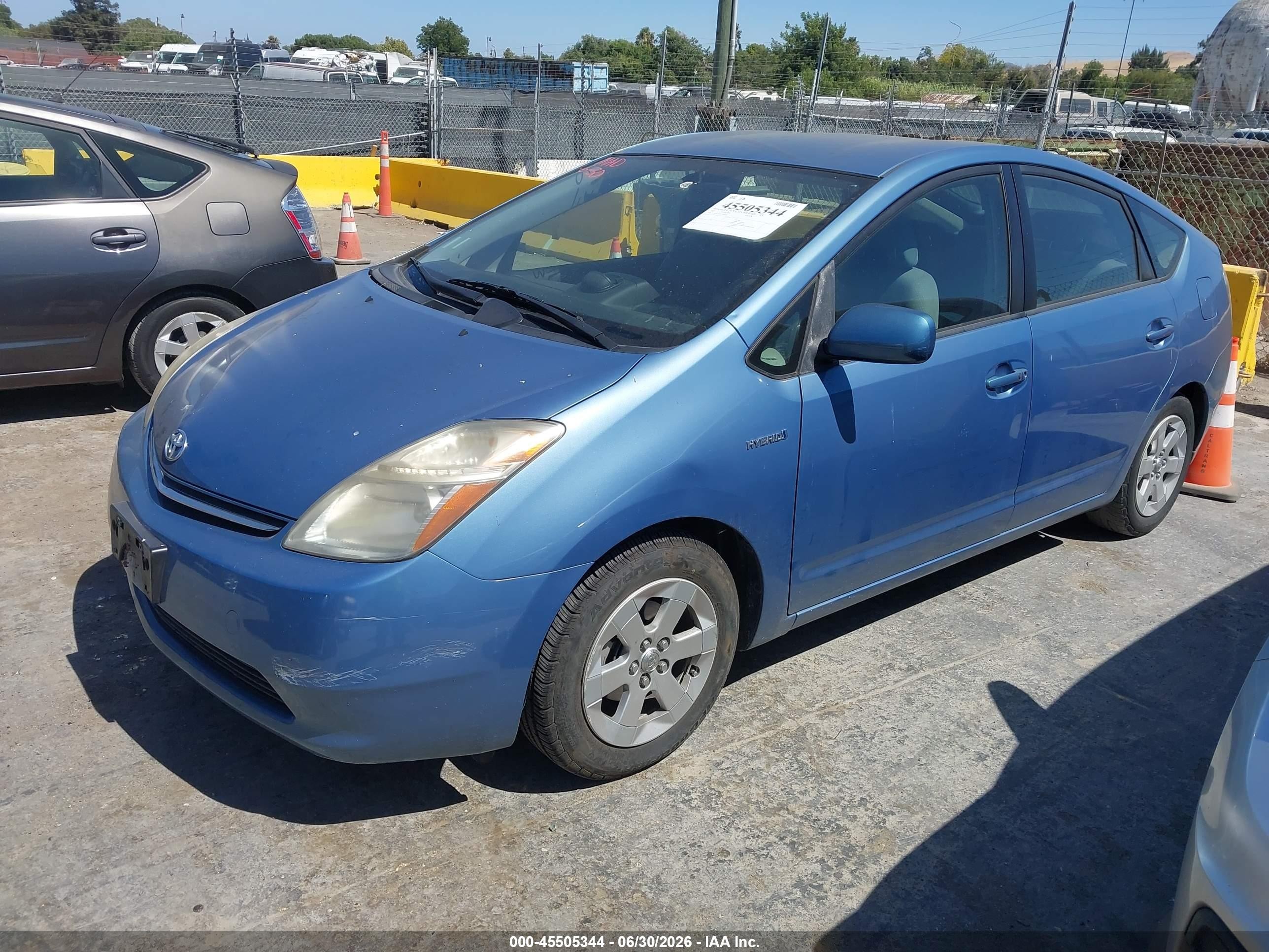 2007 Toyota Prius   Синий vin: JTDKB20UX77689001