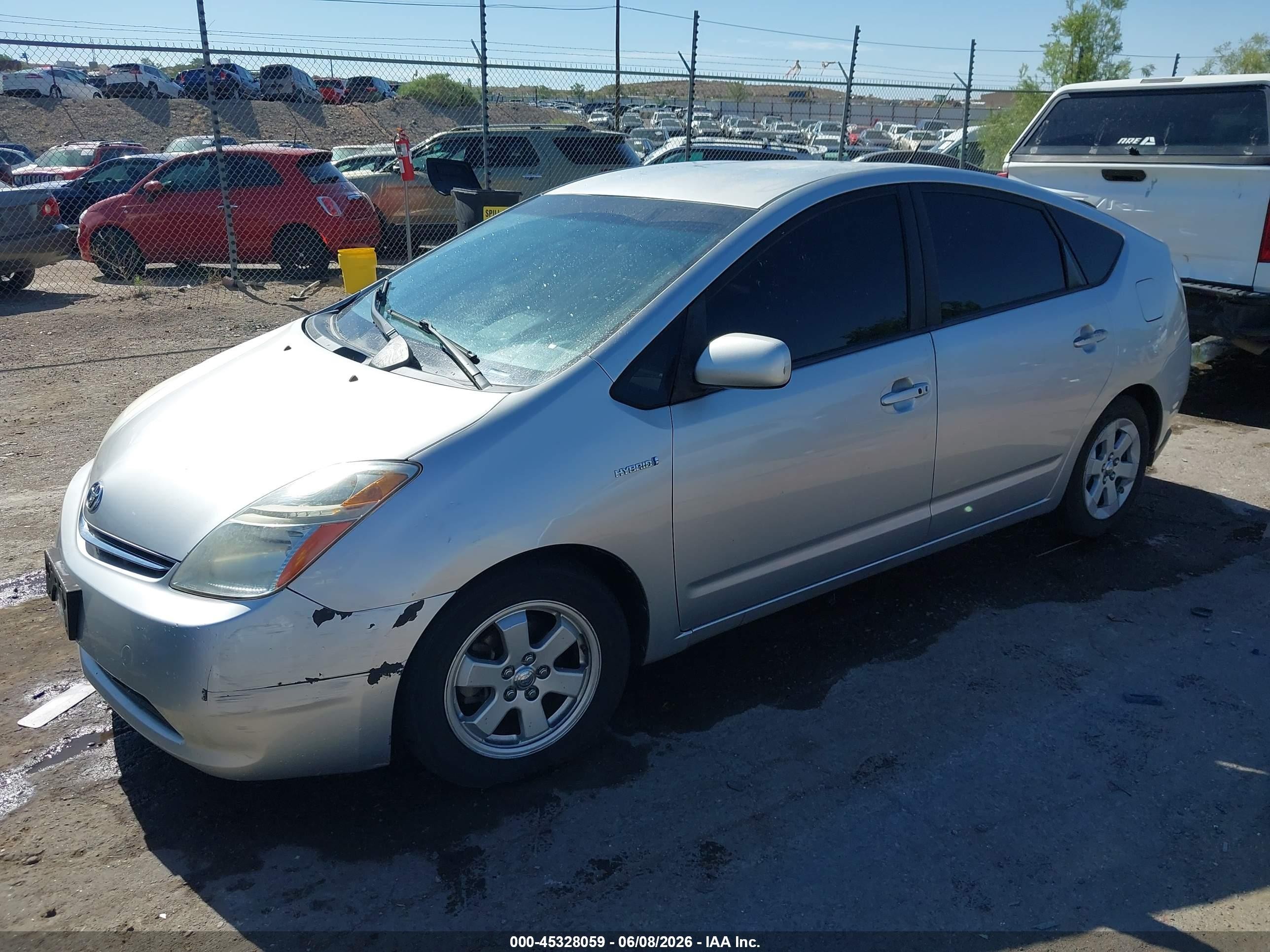 2008 Toyota Prius   Silver vin: JTDKB20UX83301807