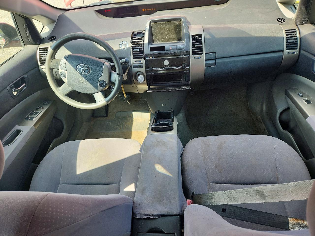 2008 Toyota Prius Base Red vin: JTDKB20UX83327081