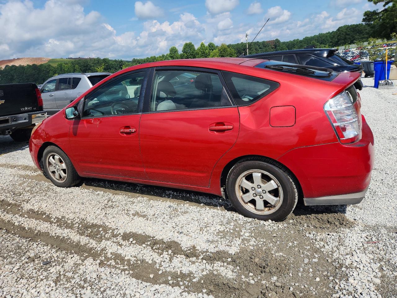 2008 Toyota Prius Base Red vin: JTDKB20UX83327081