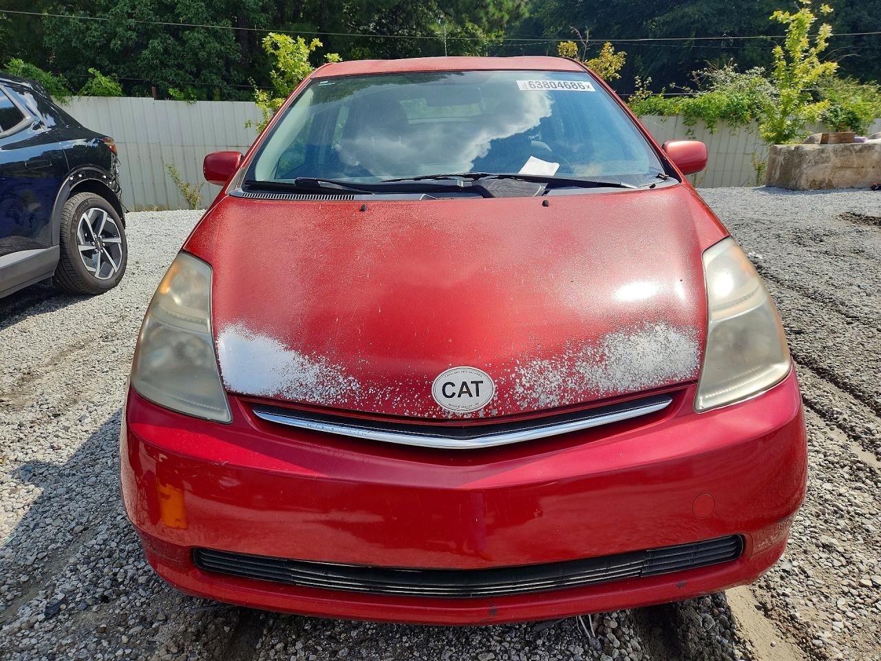 2008 Toyota Prius Base Red vin: JTDKB20UX83327081