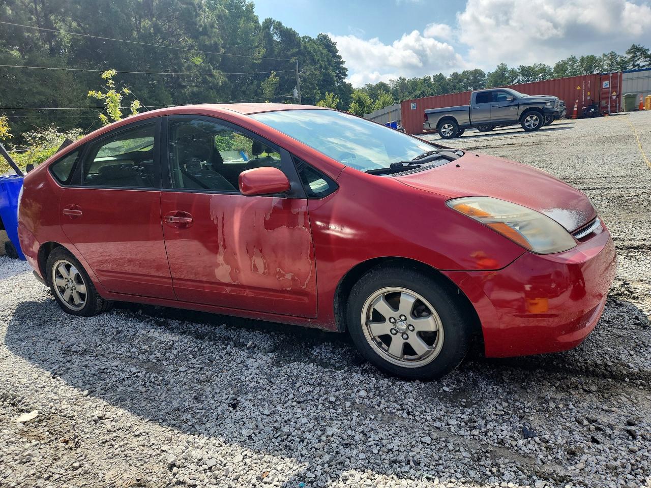 2008 Toyota Prius Base Red vin: JTDKB20UX83327081