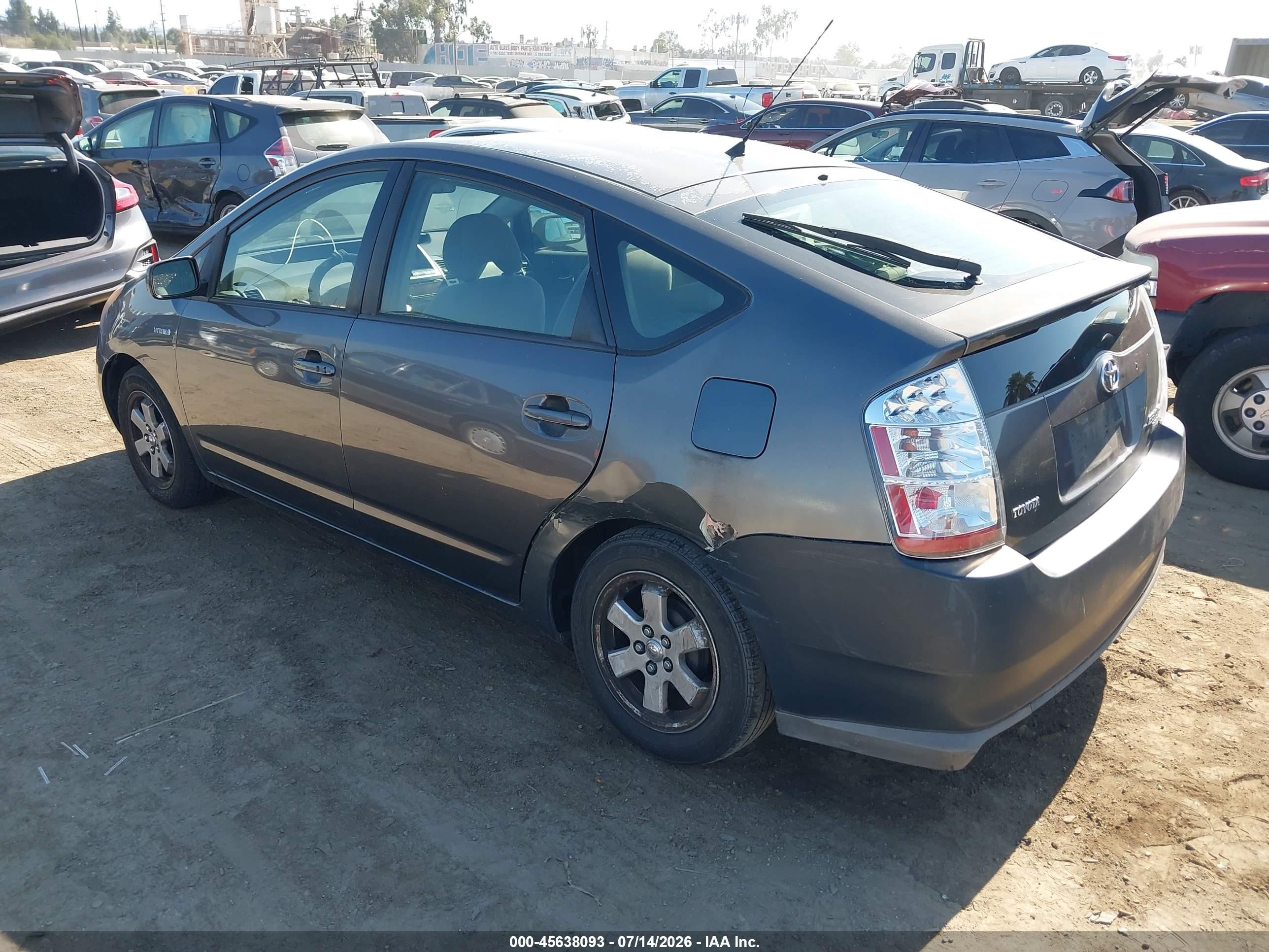 2008 Toyota Prius   Gray vin: JTDKB20UX83328960