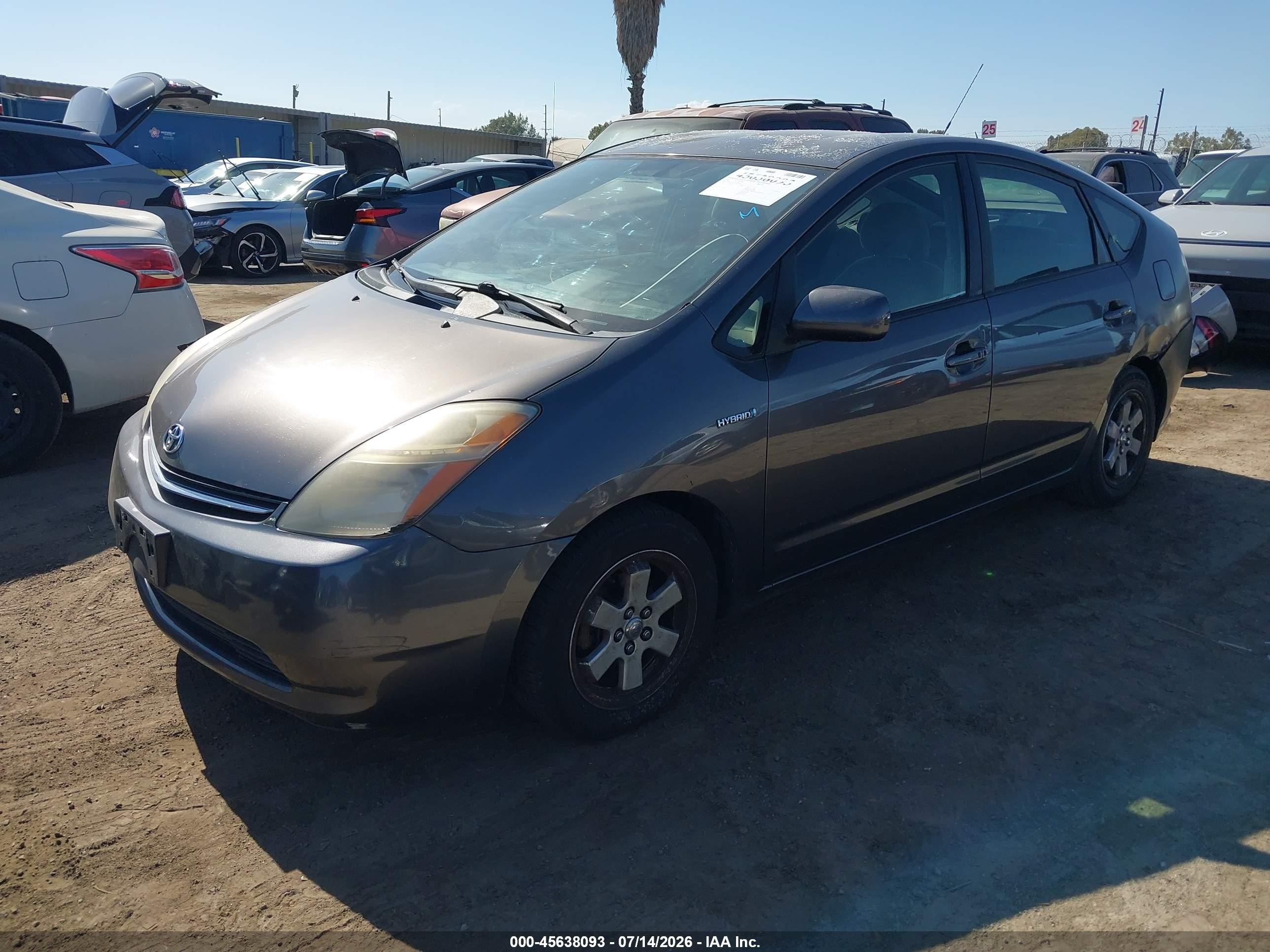 2008 Toyota Prius   Gray vin: JTDKB20UX83328960