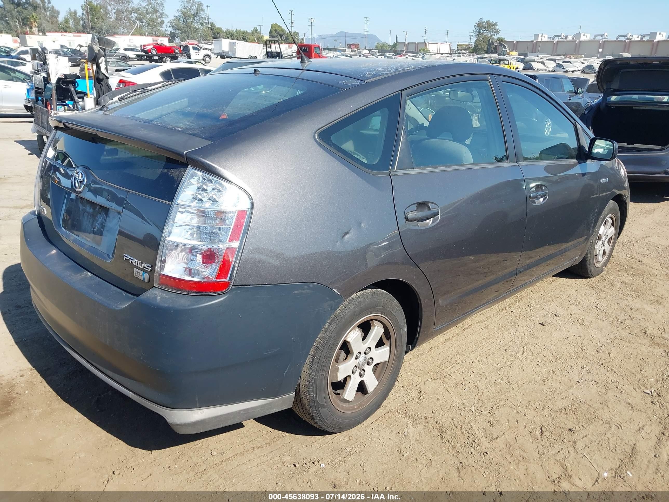 2008 Toyota Prius   Gray vin: JTDKB20UX83328960
