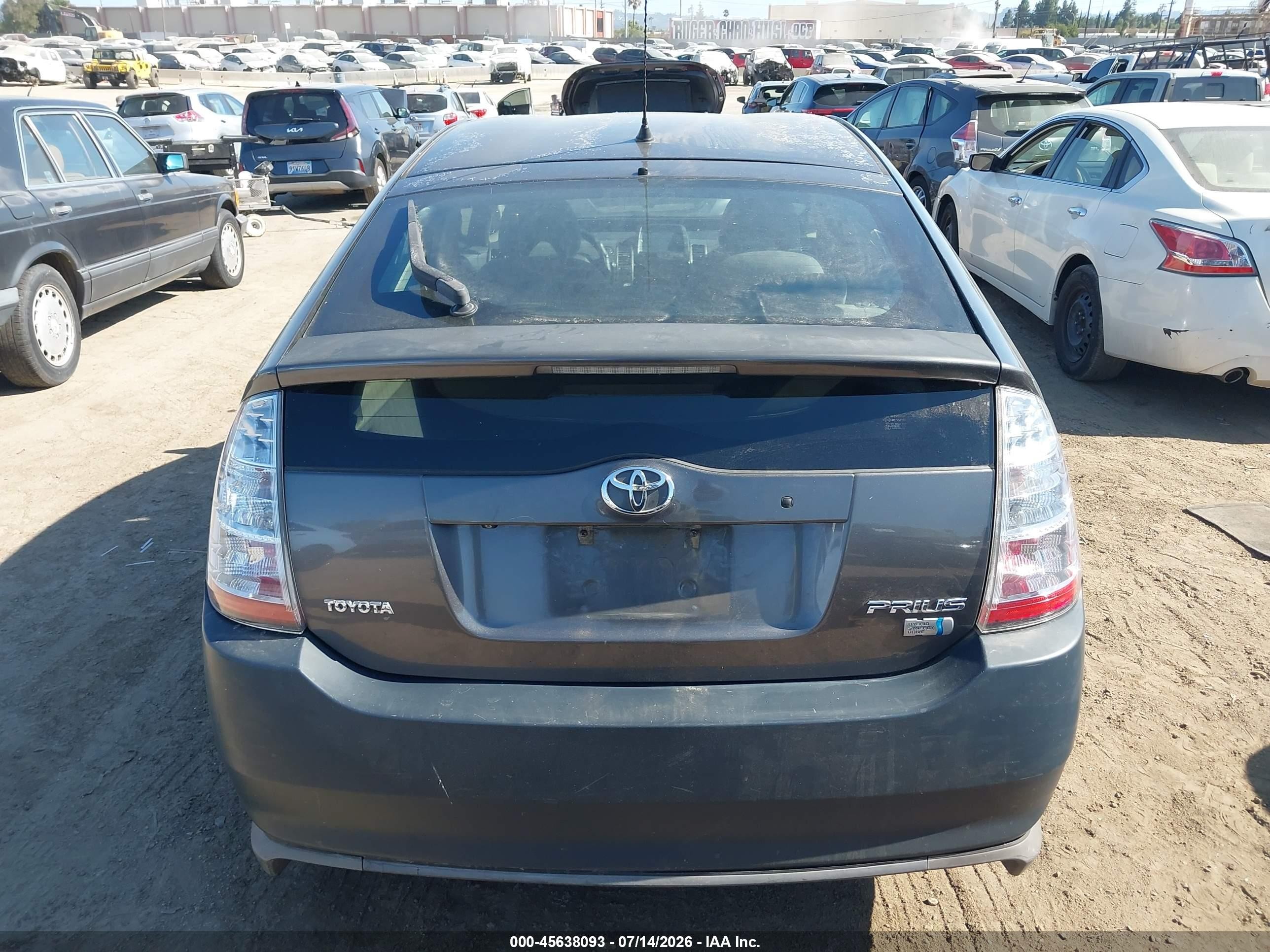 2008 Toyota Prius   Gray vin: JTDKB20UX83328960