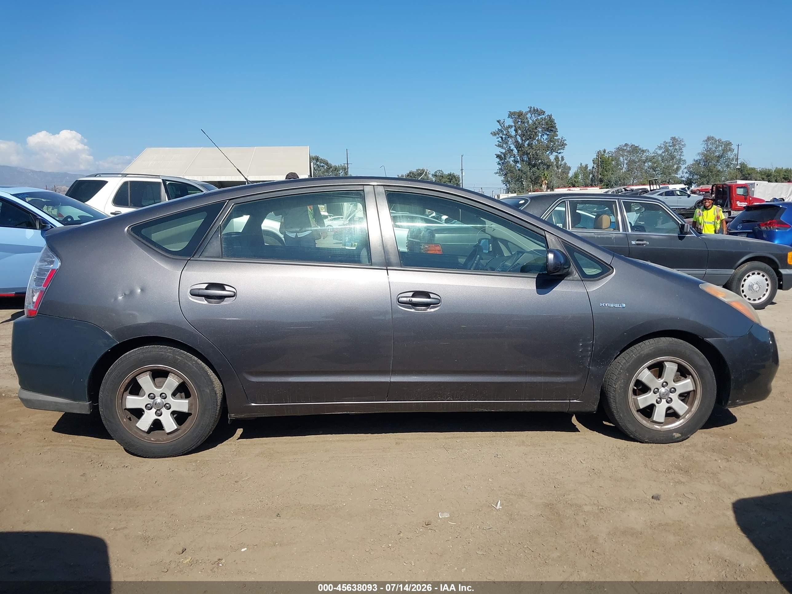 2008 Toyota Prius   Gray vin: JTDKB20UX83328960