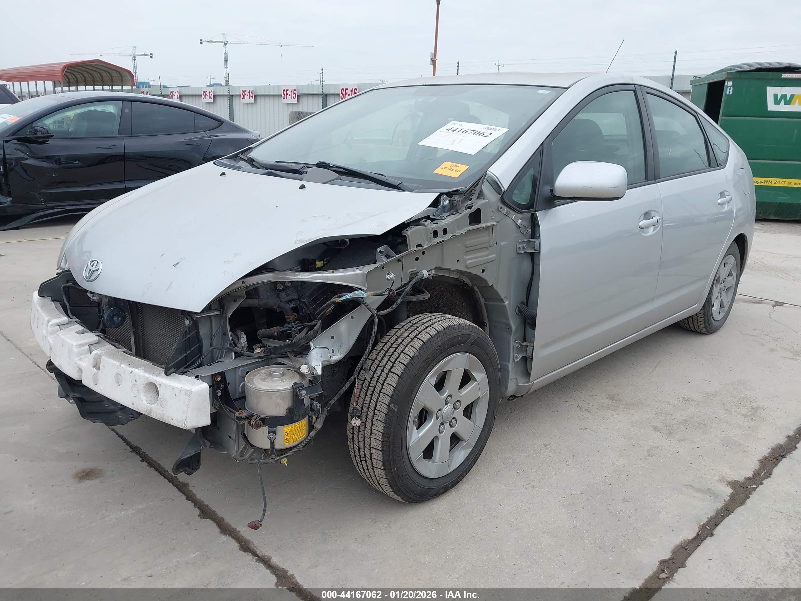 2008 Toyota Prius Silver vin: JTDKB20UX83336413
