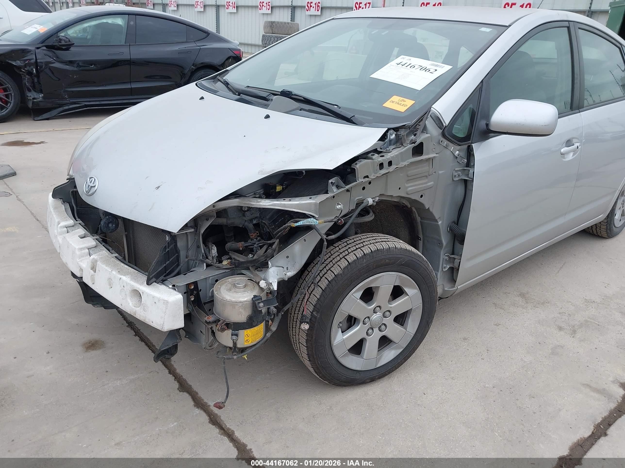 2008 Toyota Prius Silver vin: JTDKB20UX83336413