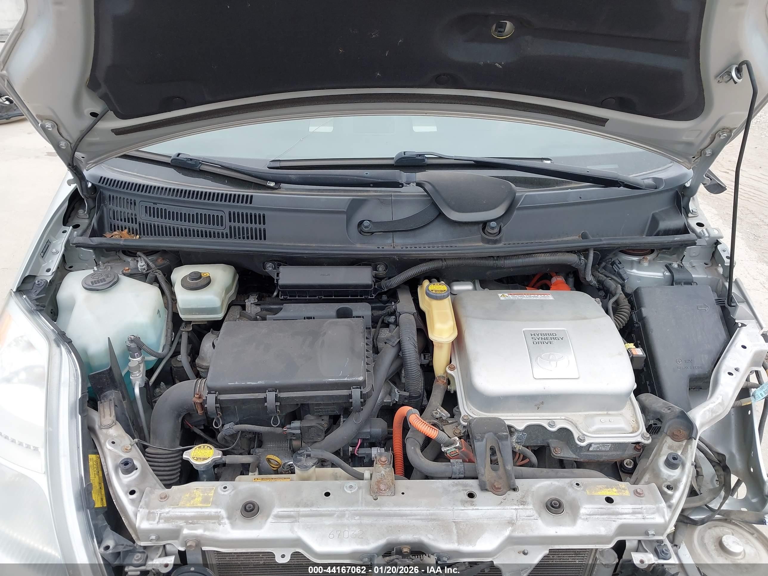 2008 Toyota Prius Silver vin: JTDKB20UX83336413