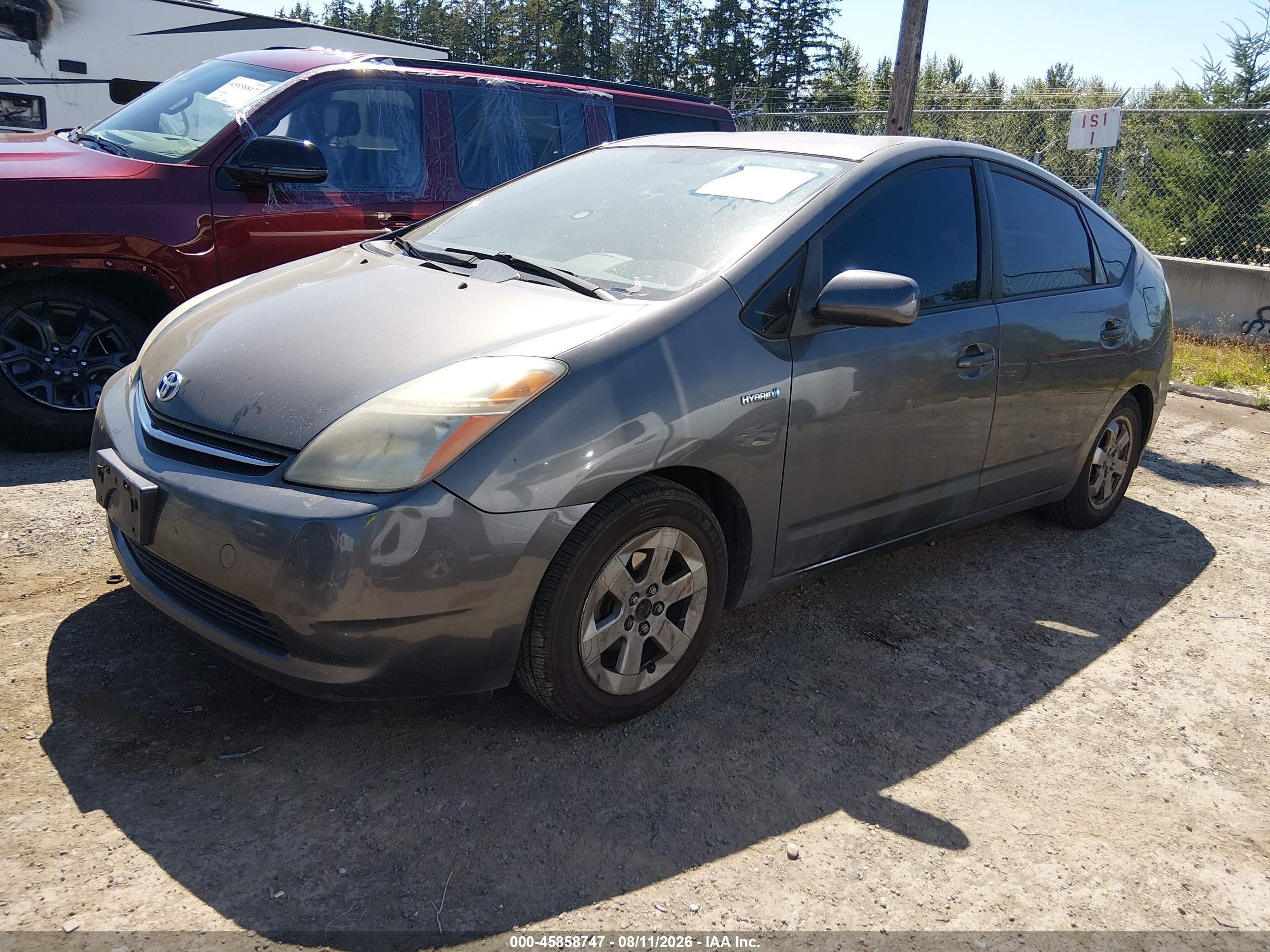 2008 Toyota Prius   Серый vin: JTDKB20UX83337917