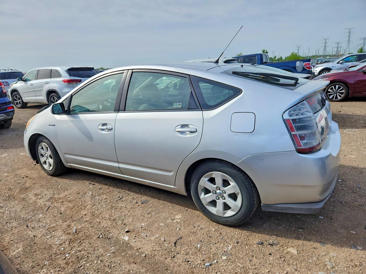 2008 Toyota Prius Silver vin: JTDKB20UX83339005