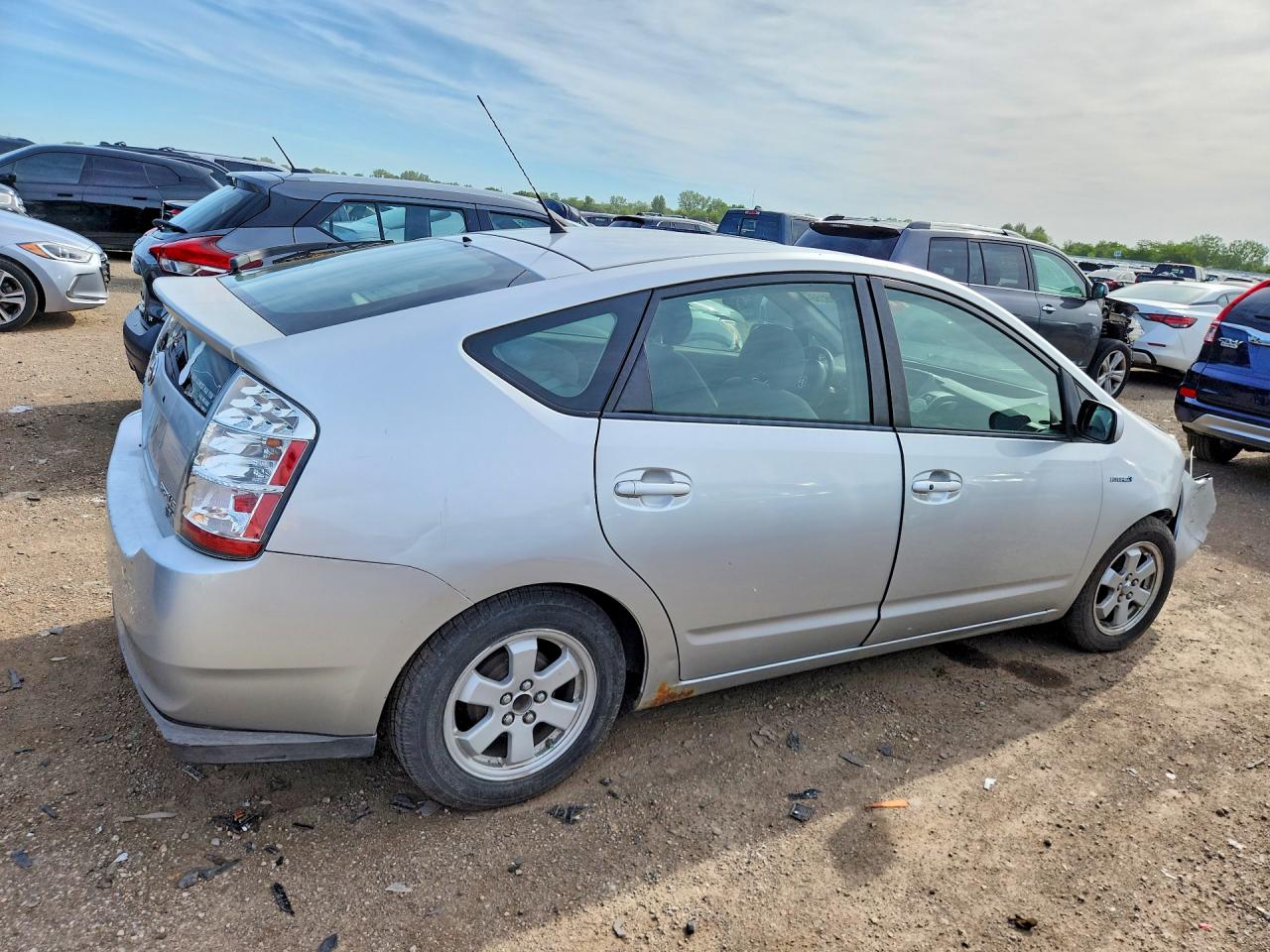 2008 Toyota Prius Silver vin: JTDKB20UX83339005