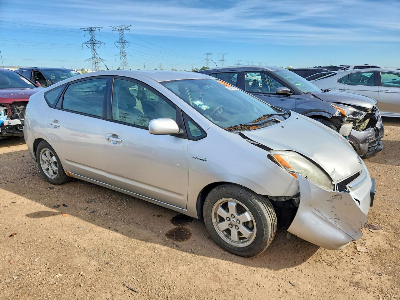 2008 Toyota Prius Silver vin: JTDKB20UX83339005