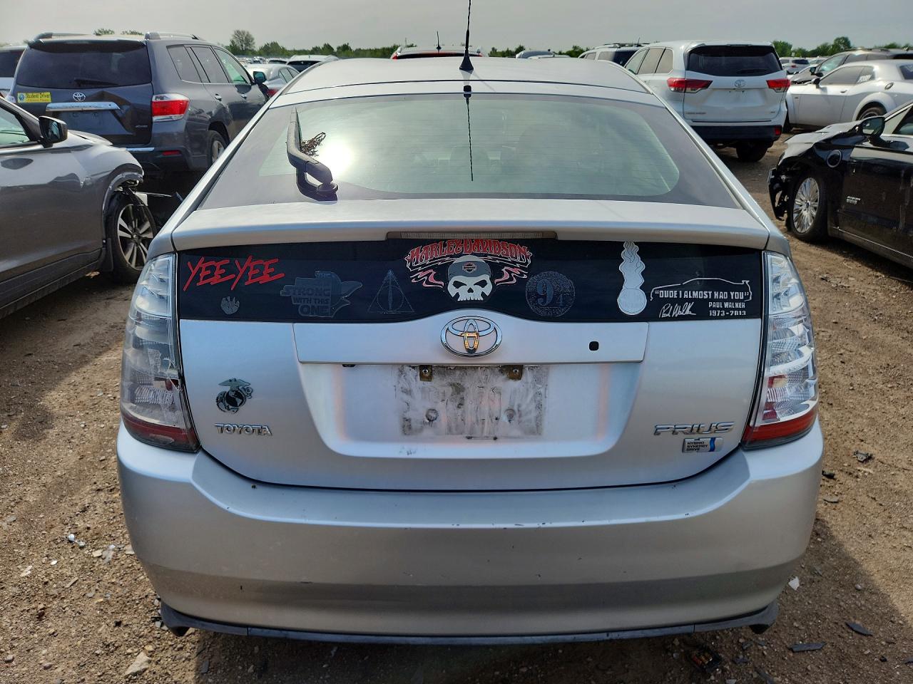 2008 Toyota Prius Silver vin: JTDKB20UX83339005