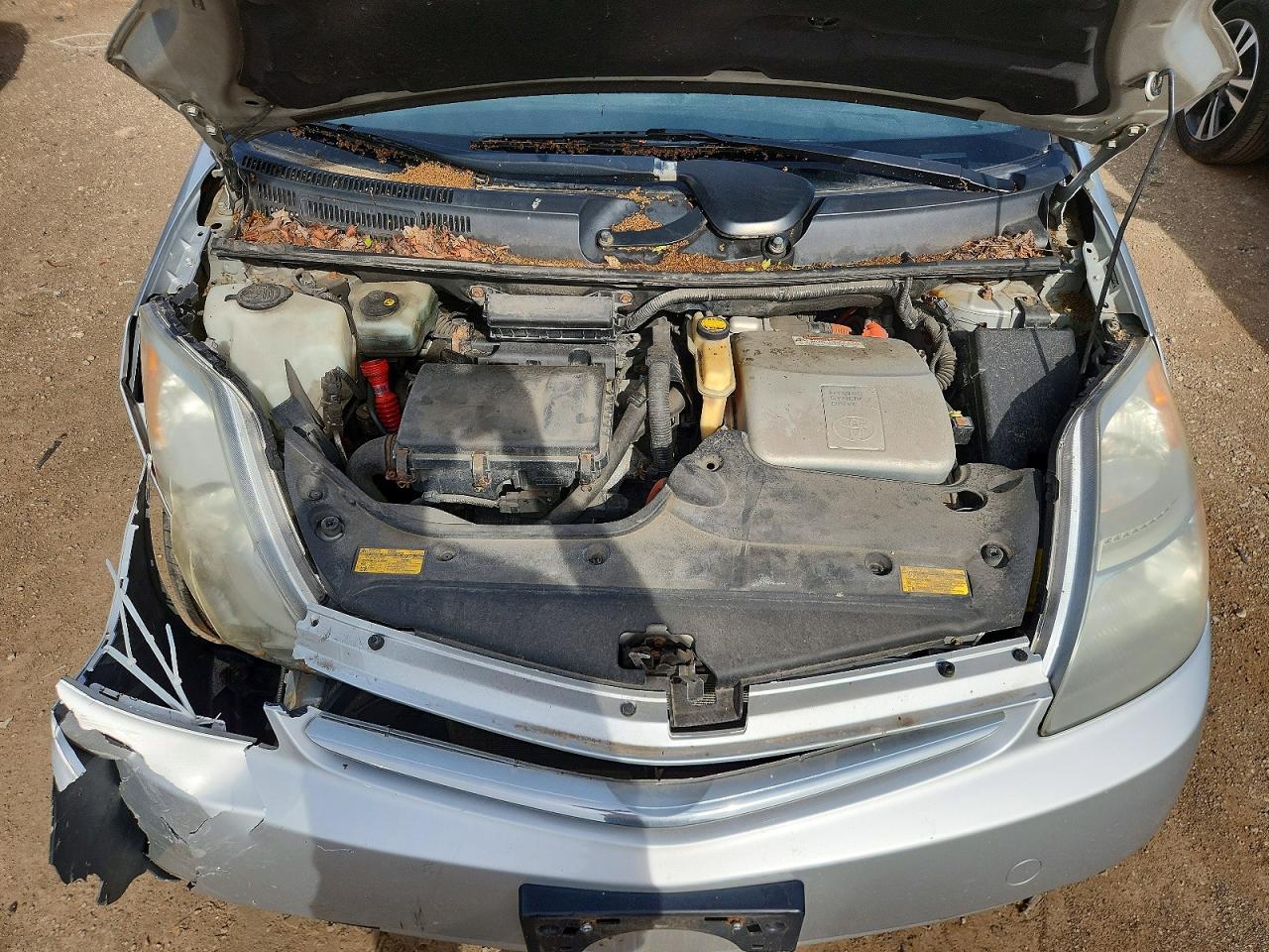 2008 Toyota Prius Silver vin: JTDKB20UX83339005