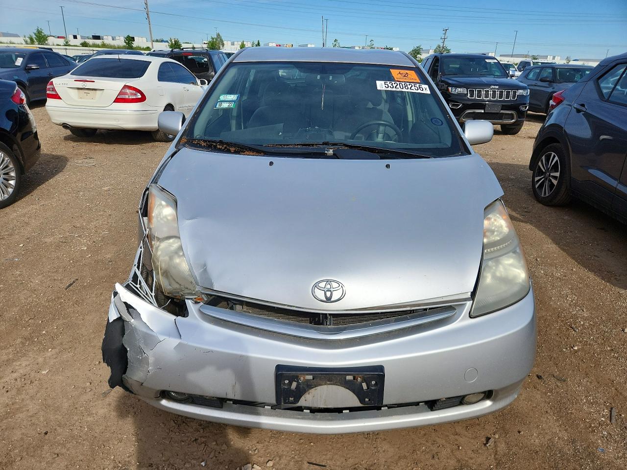2008 Toyota Prius Silver vin: JTDKB20UX83339005